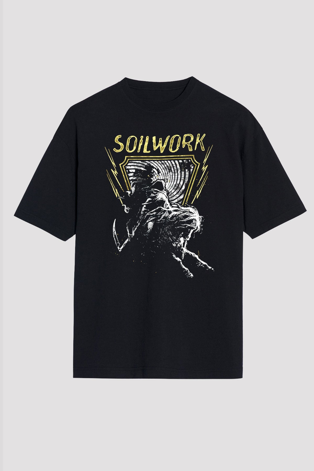 Soilwork Siyah Unisex Oversize Tişört T-Shirt
