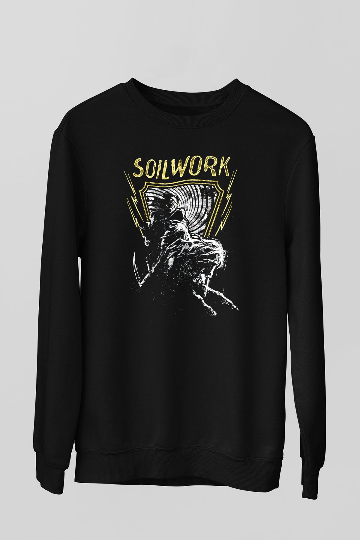 Soilwork Siyah Unisex Sweatshirt