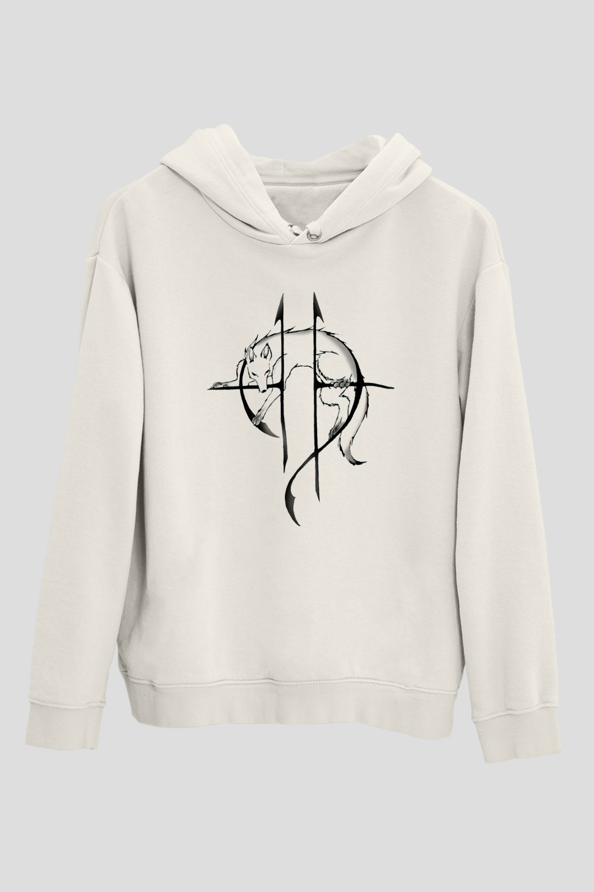 Sonata Arctica Beyaz Unisex Kapşonlu Sweatshirt
