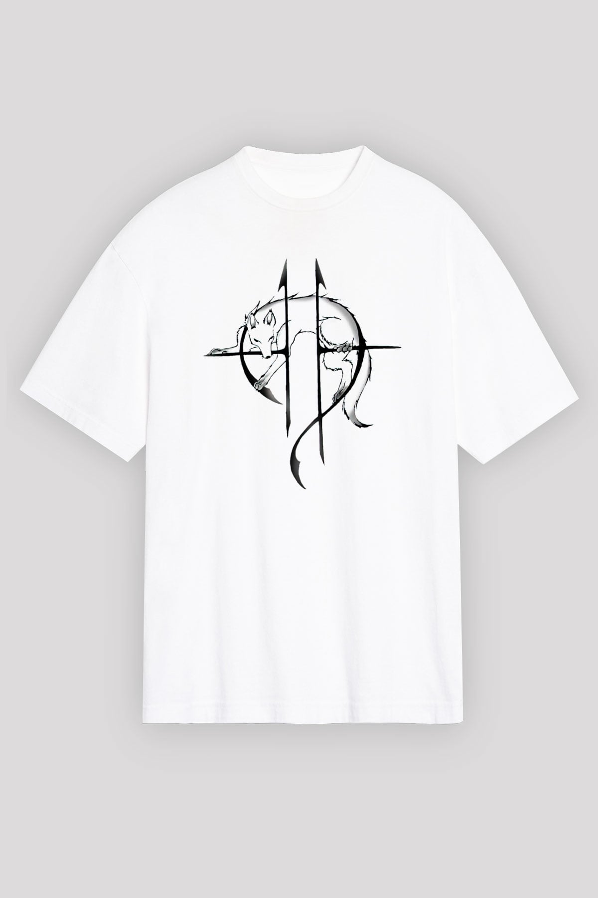 Sonata Arctica Beyaz Unisex Oversize Tişört T-Shirt - Oversize Tişört Fabrikası