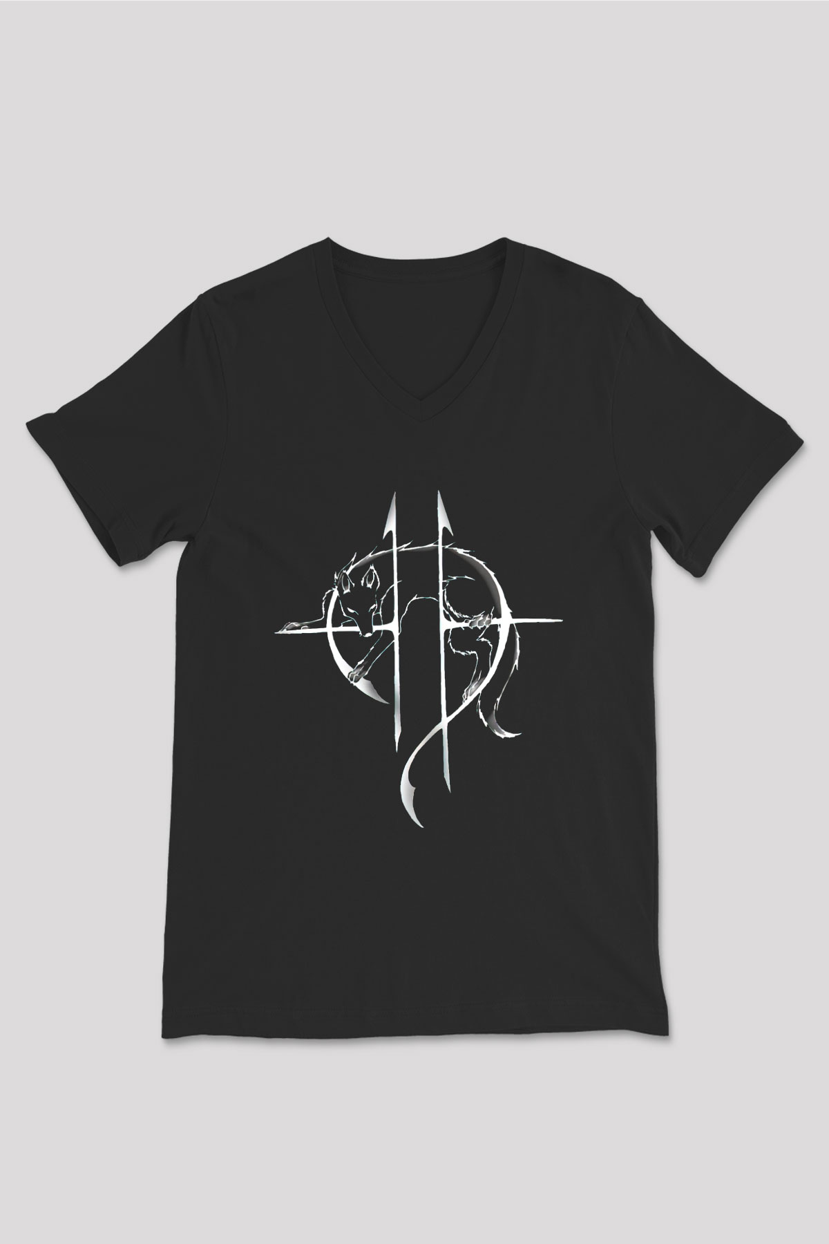 Sonata Arctica Siyah Unisex V Yaka Tişört T-Shirt