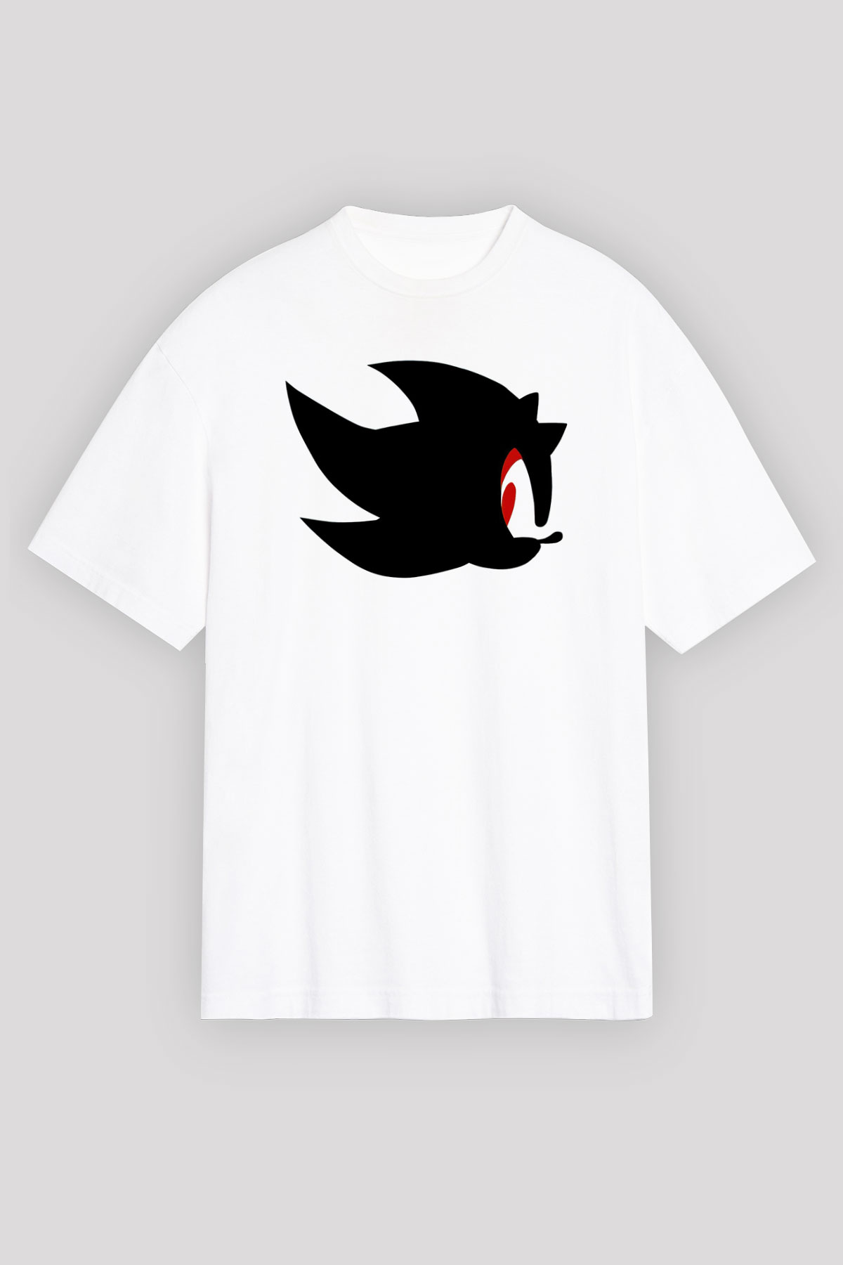 Sonic the Hedgehog Beyaz Unisex Oversize Tişört T-Shirt