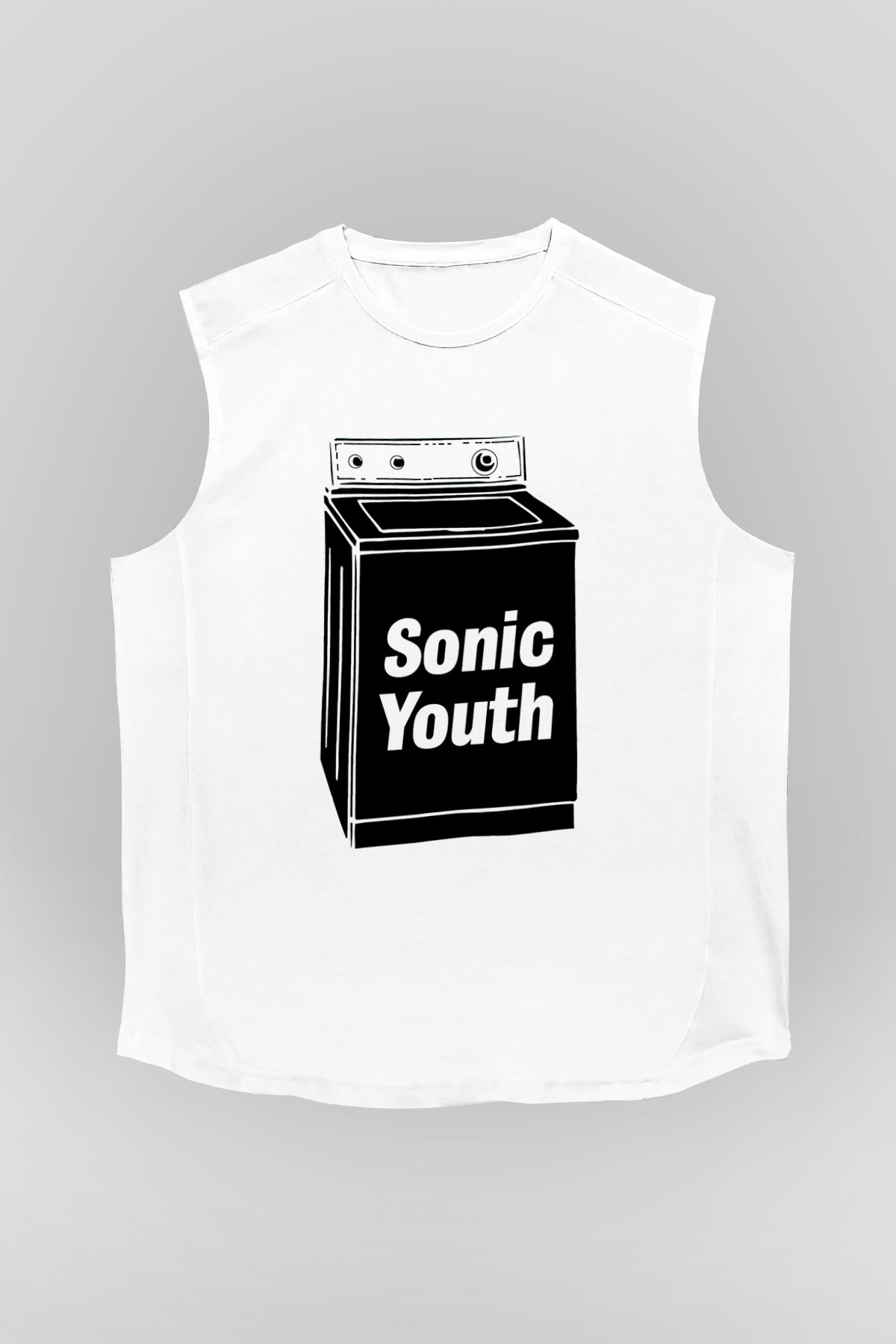 Sonic Youth Beyaz Unisex Kolsuz Tişört