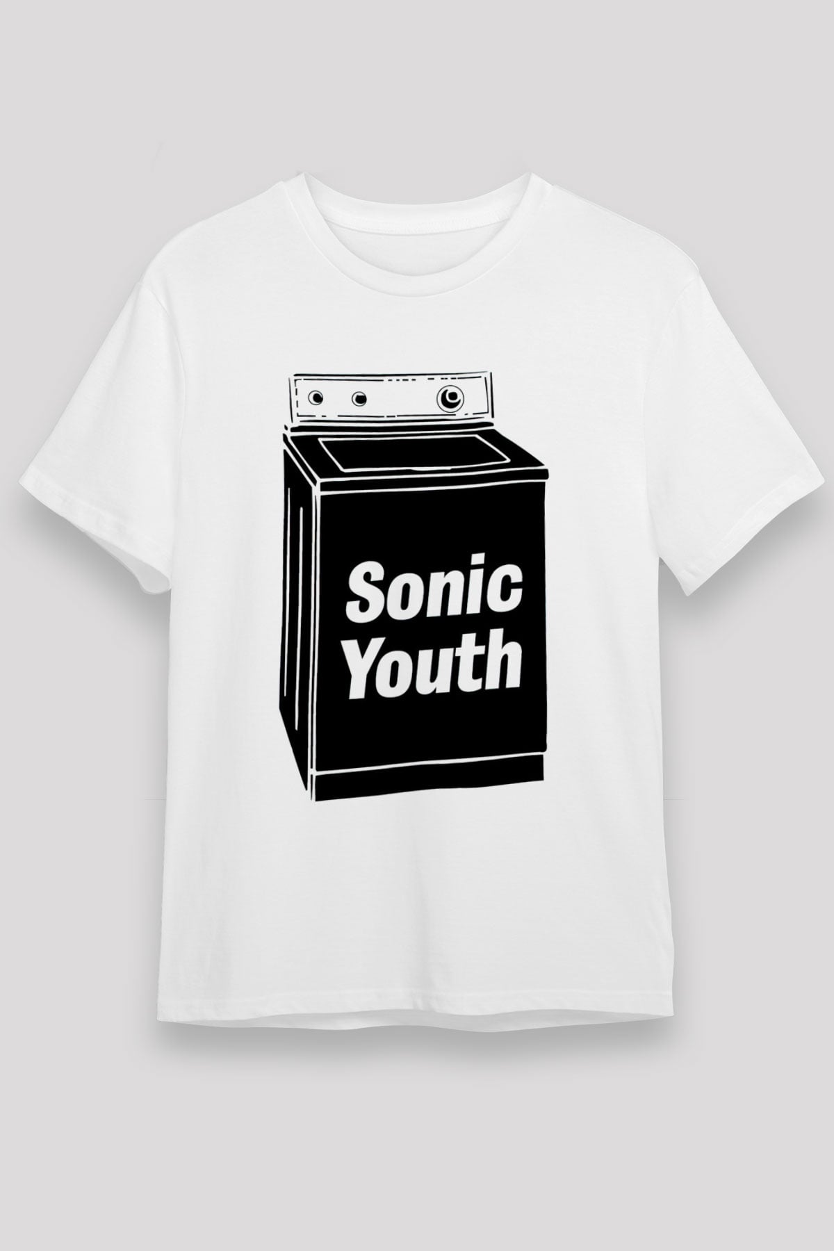 Sonic Youth Beyaz Unisex Tişört T-Shirt - Tişört Fabrikası
