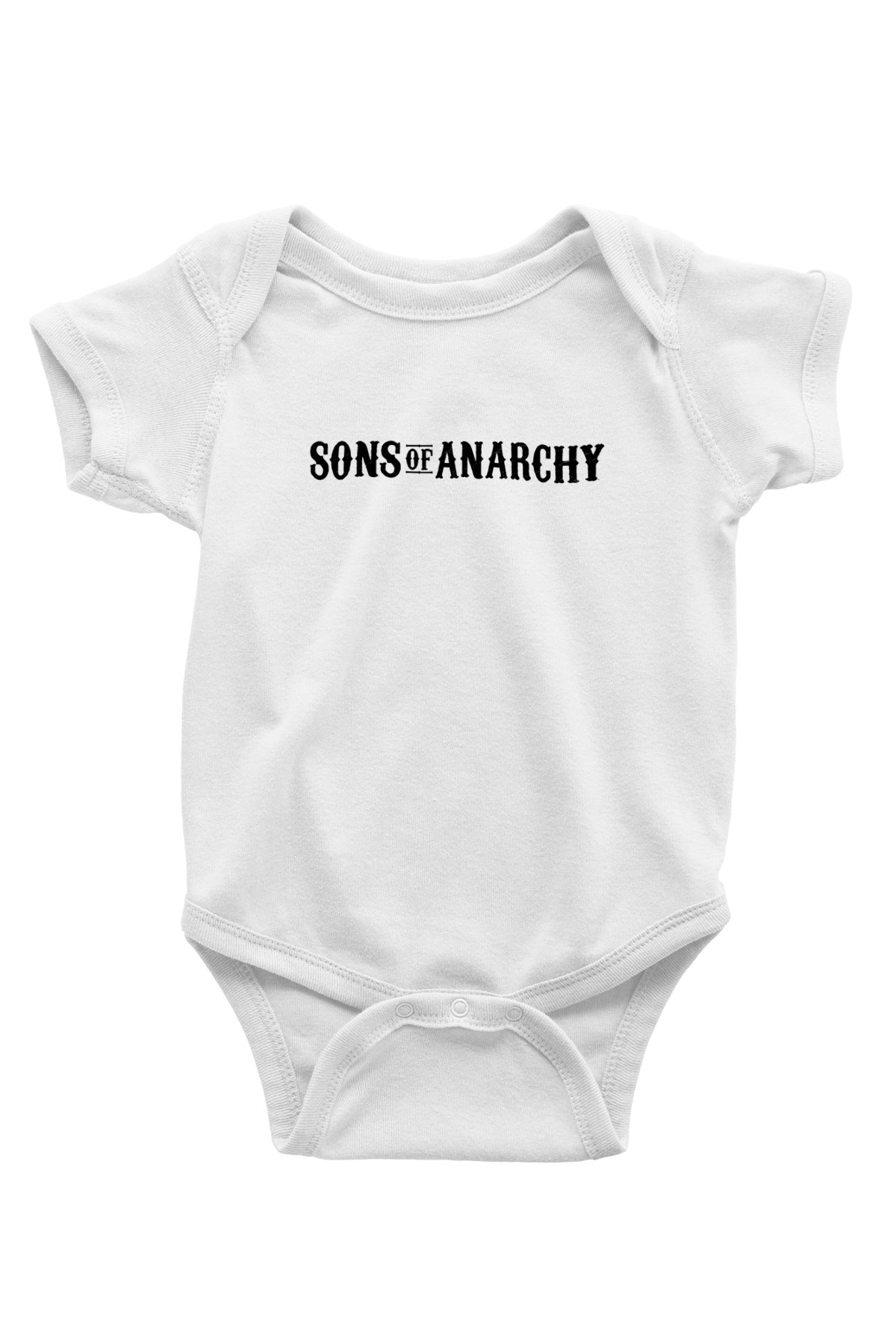 Sons of Anarchy Baskılı Beyaz Unisex Bebek Body - Zıbın