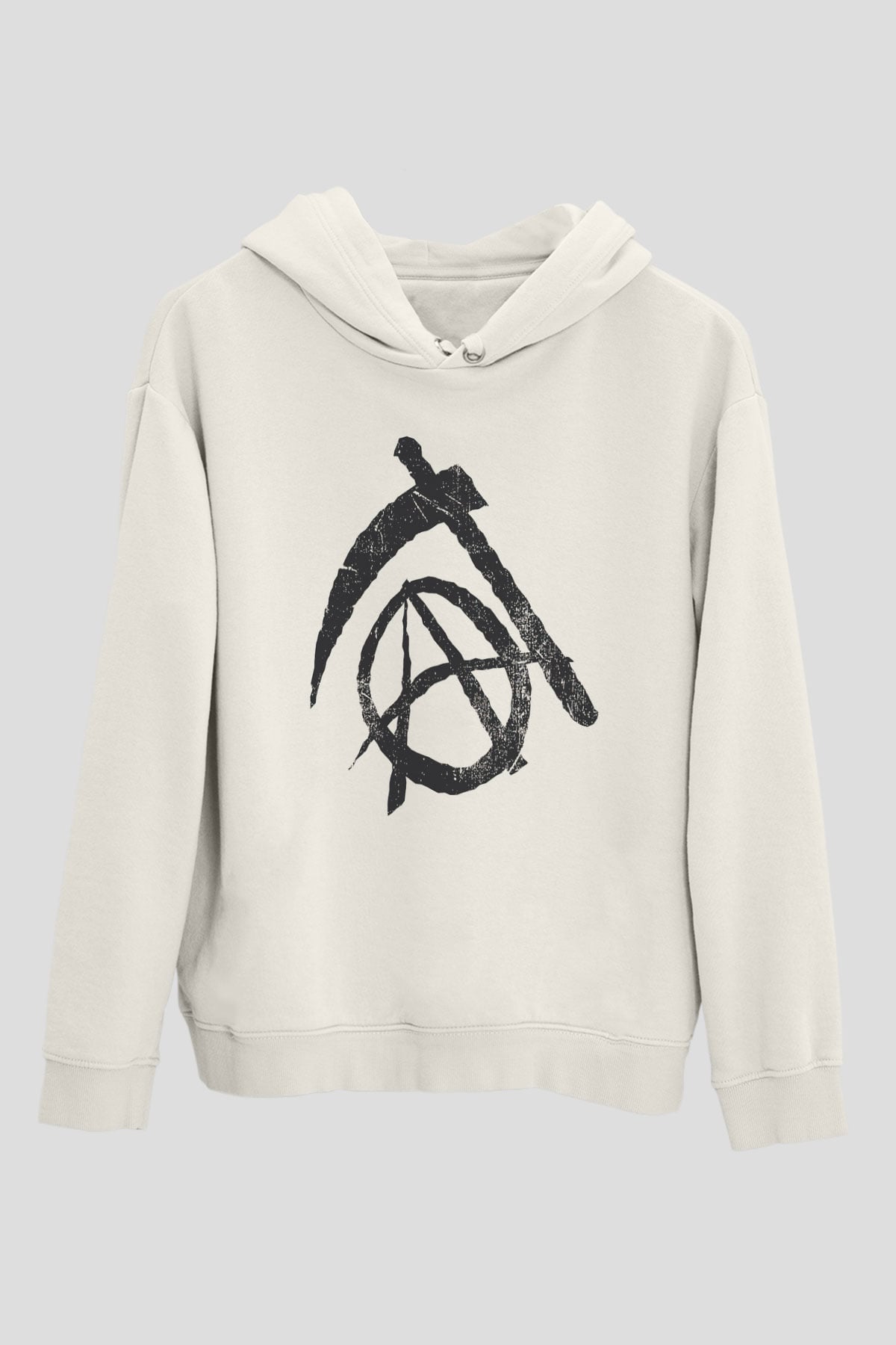 Sons of Anarchy Beyaz Unisex Kapşonlu Sweatshirt