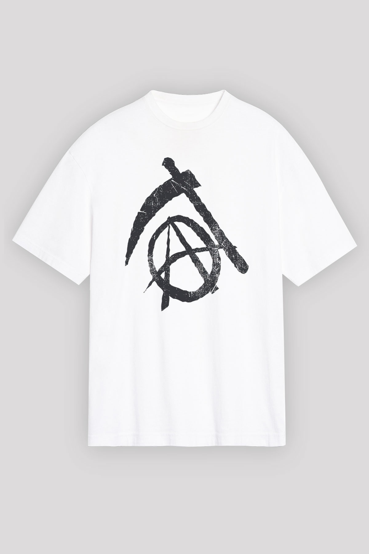 Sons of Anarchy Beyaz Unisex Oversize Tişört T-Shirt