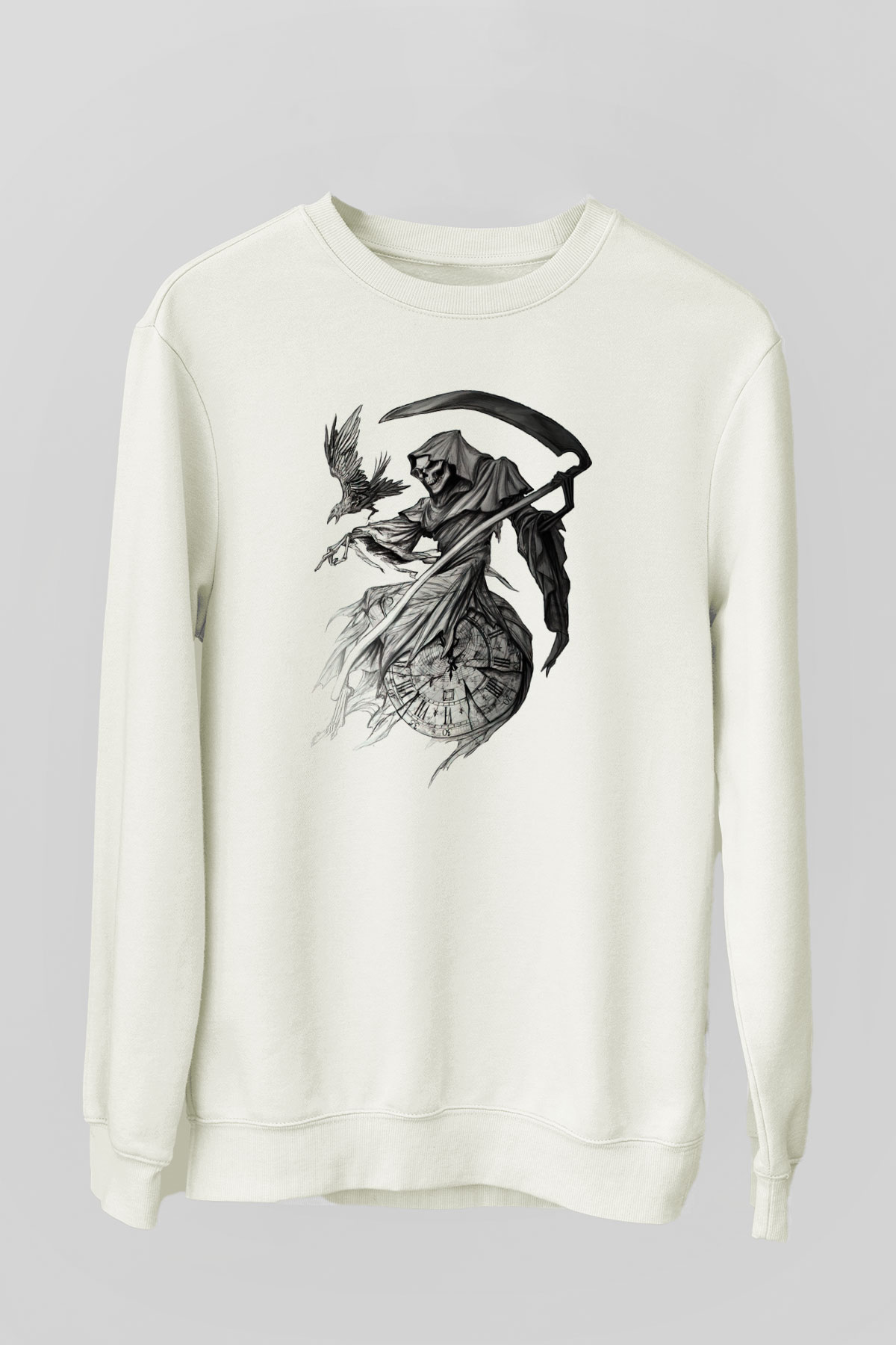 Sons of Anarchy Beyaz Unisex Sweatshirt