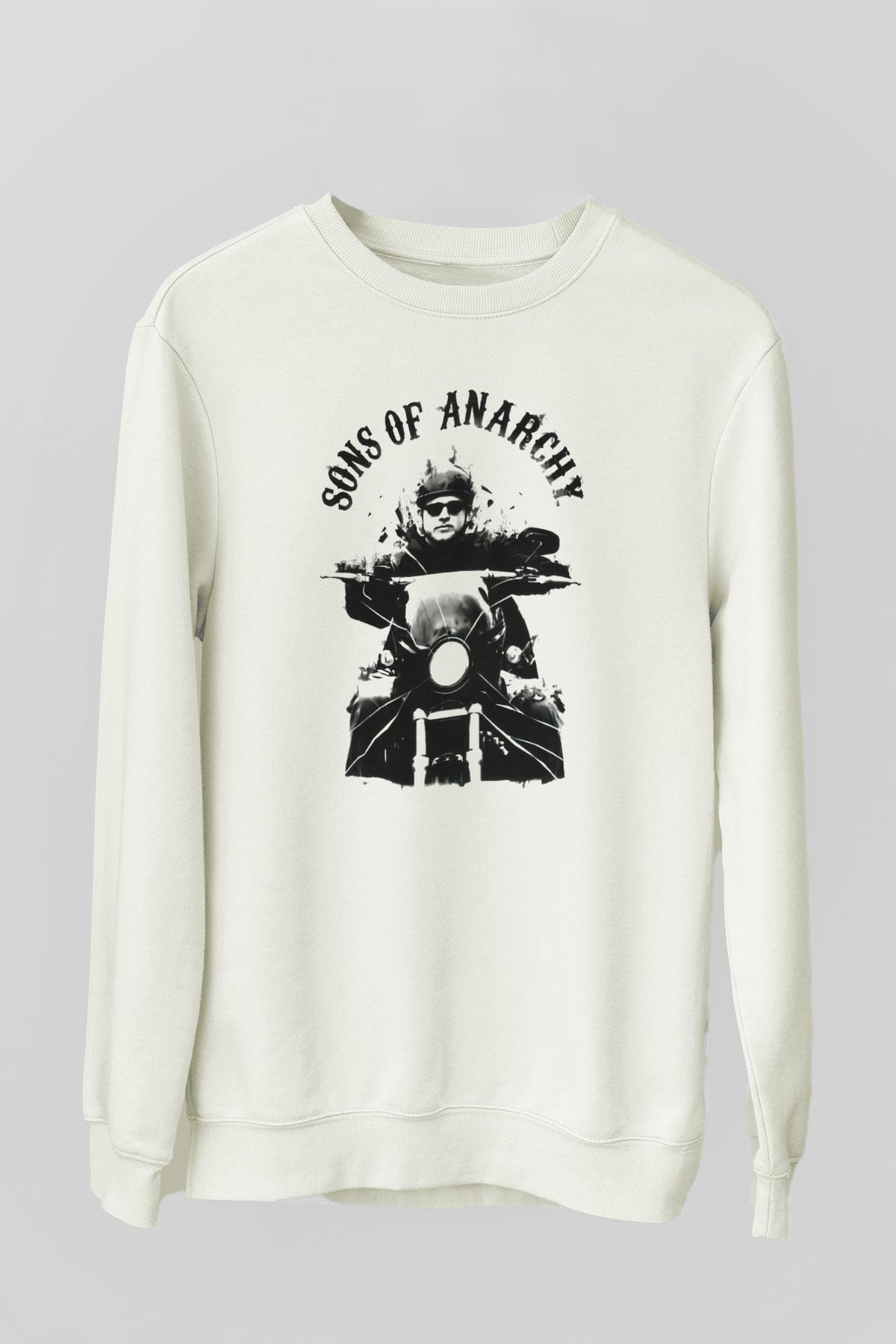 Sons of Anarchy Beyaz Unisex Sweatshirt