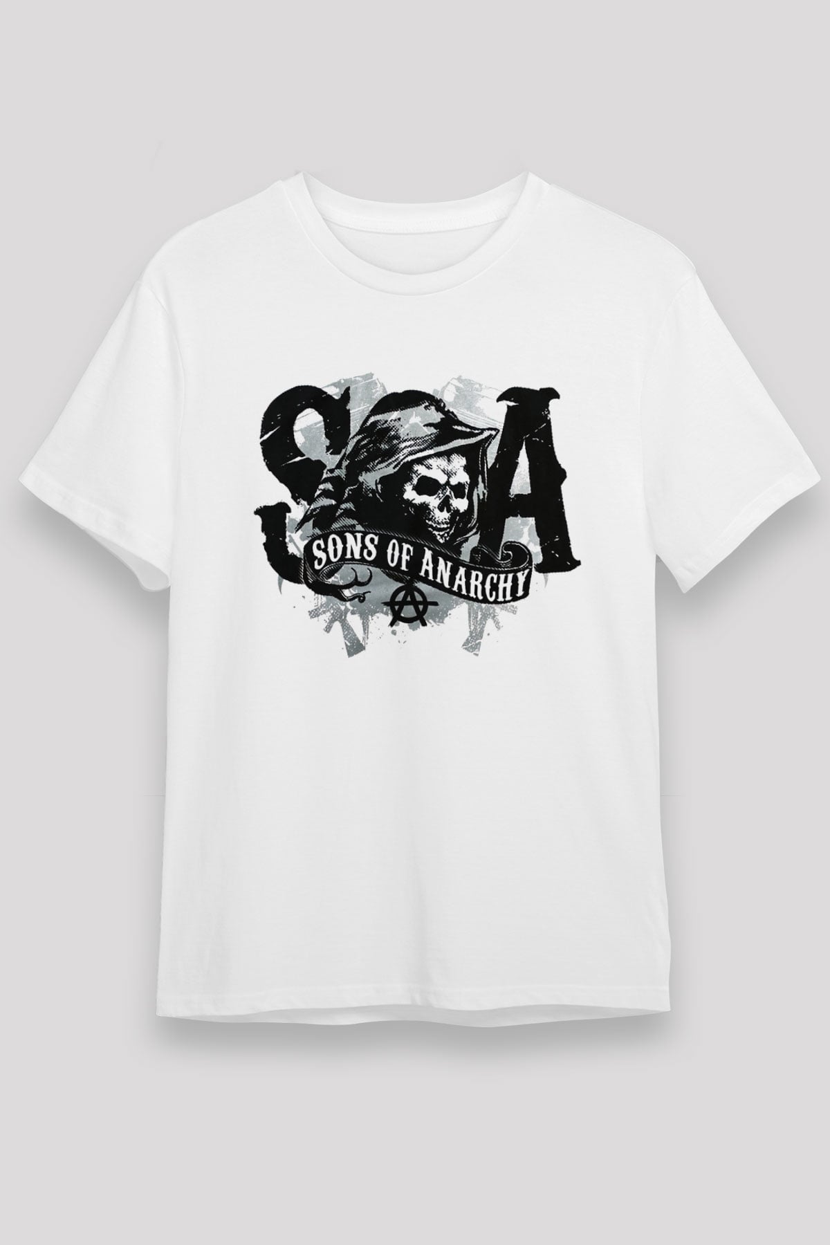 Sons of Anarchy Beyaz Unisex Tişört T-Shirt