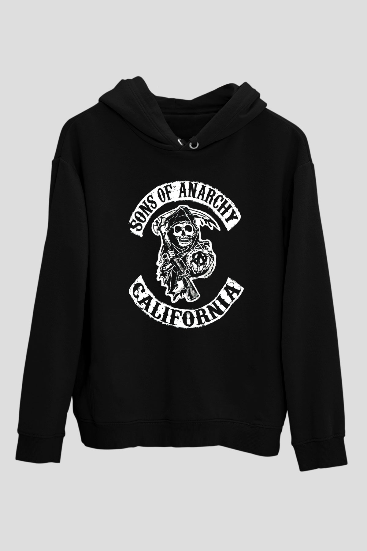 Sons of Anarchy Siyah Unisex Hoodie