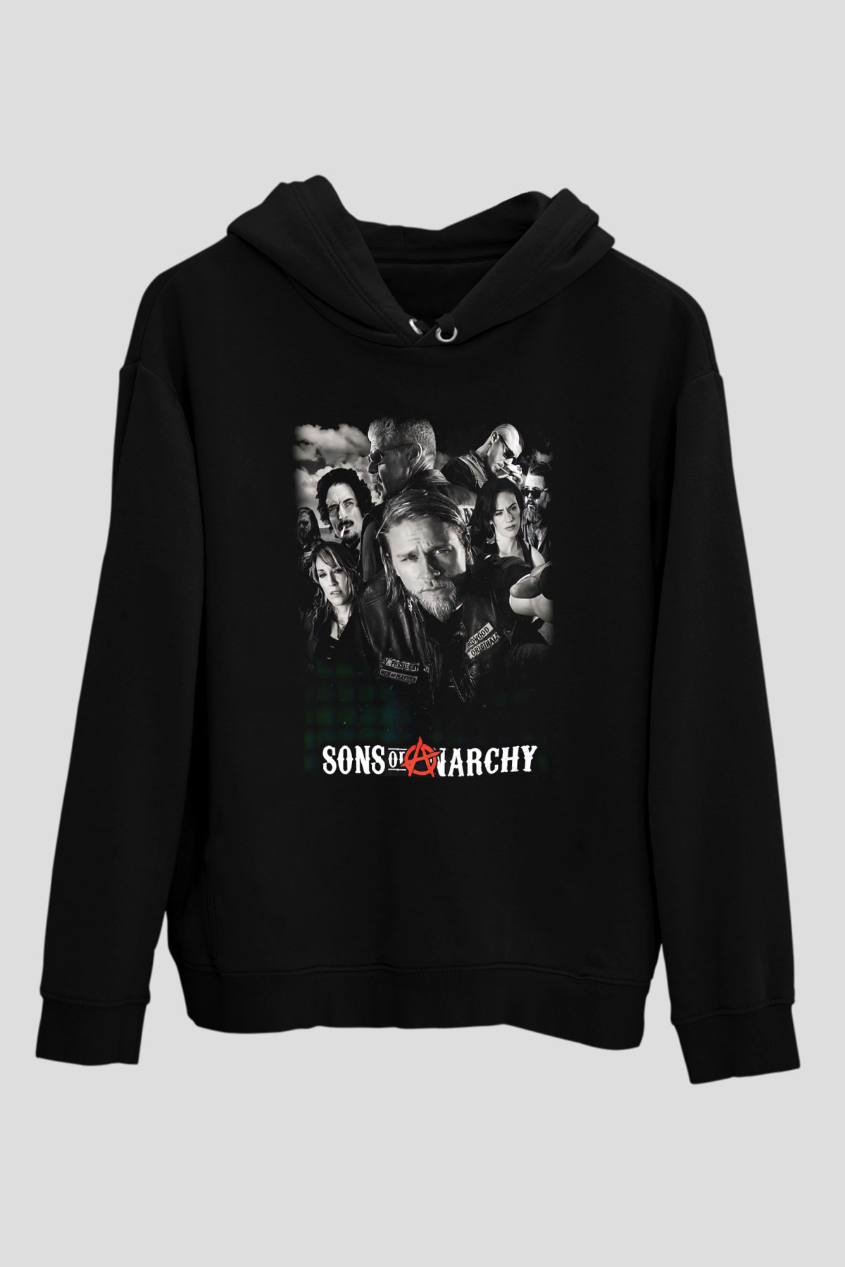 Sons of Anarchy Siyah Unisex Hoodie