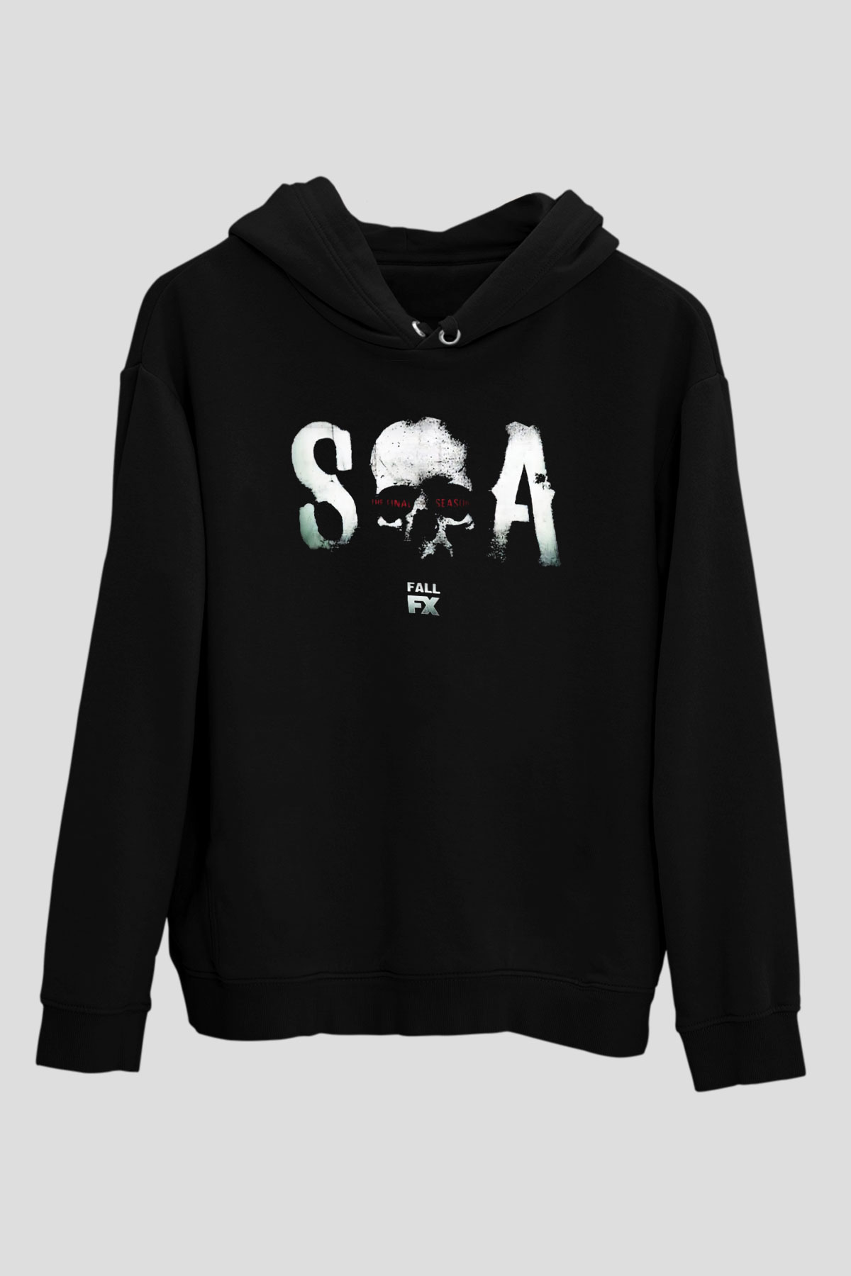 Sons of Anarchy Siyah Unisex Hoodie