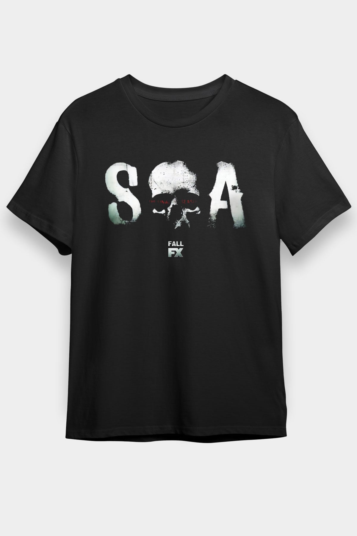 Sons of Anarchy Siyah Unisex Tişört T-Shirt