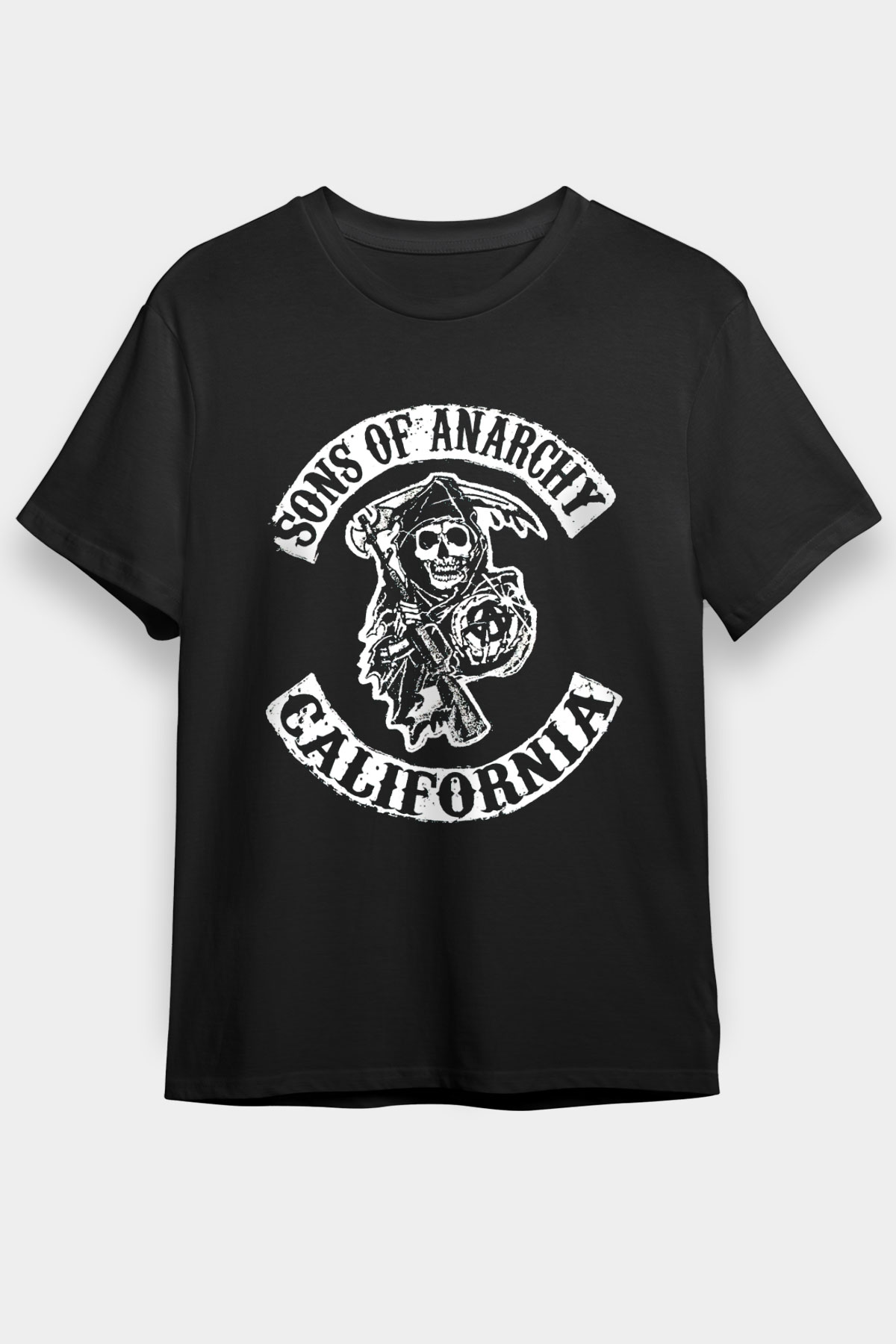 Sons of Anarchy Siyah Unisex Tişört T-Shirt