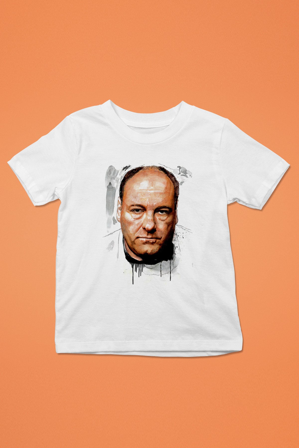 Sopranos Baskılı Beyaz Unisex Beyaz Çocuk Tişört - Tshirt