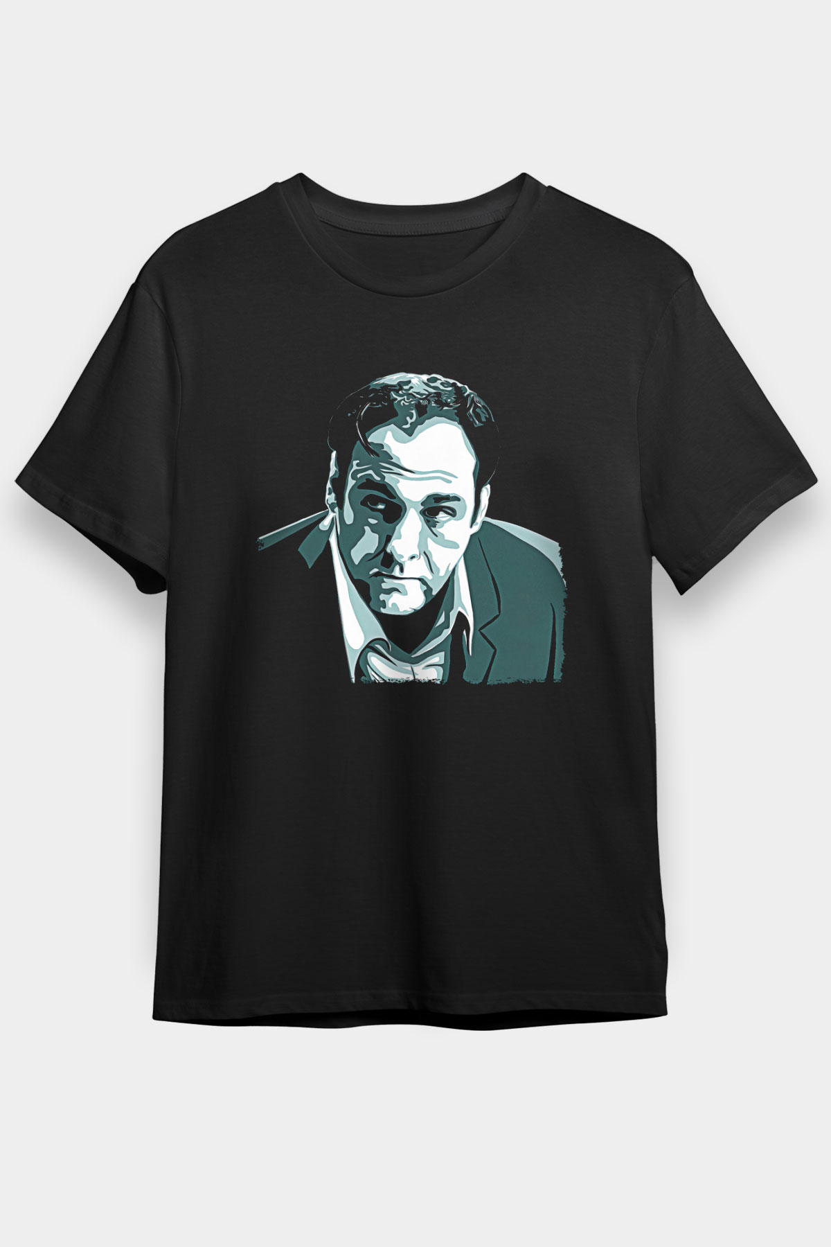 Sopranos Baskılı Unisex Siyah Tişört - Tshirt