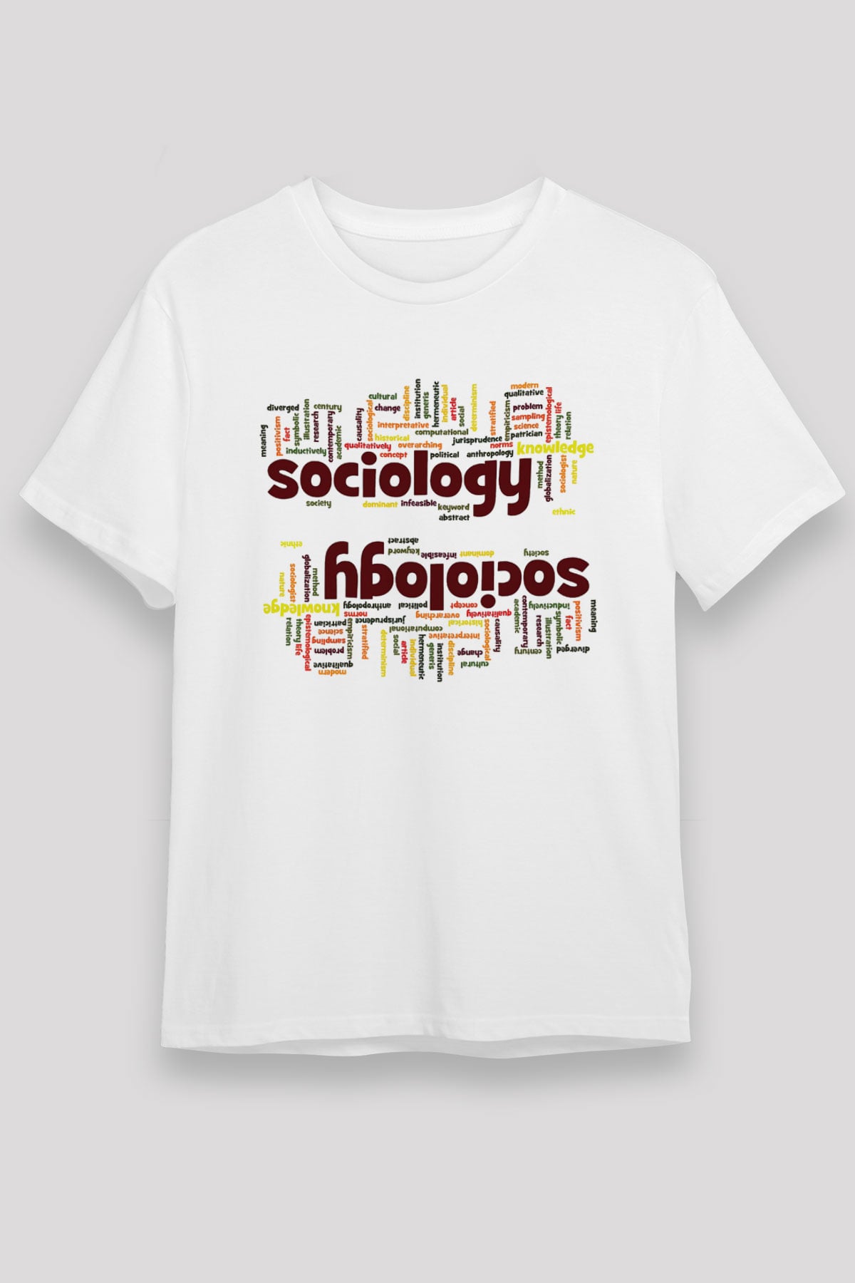 Sosyolog Beyaz Unisex Tişört T-Shirt - TişörtFabrikası
