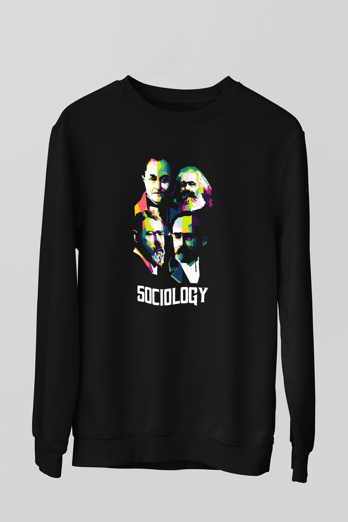 Sosyolog Siyah Unisex Sweatshirt