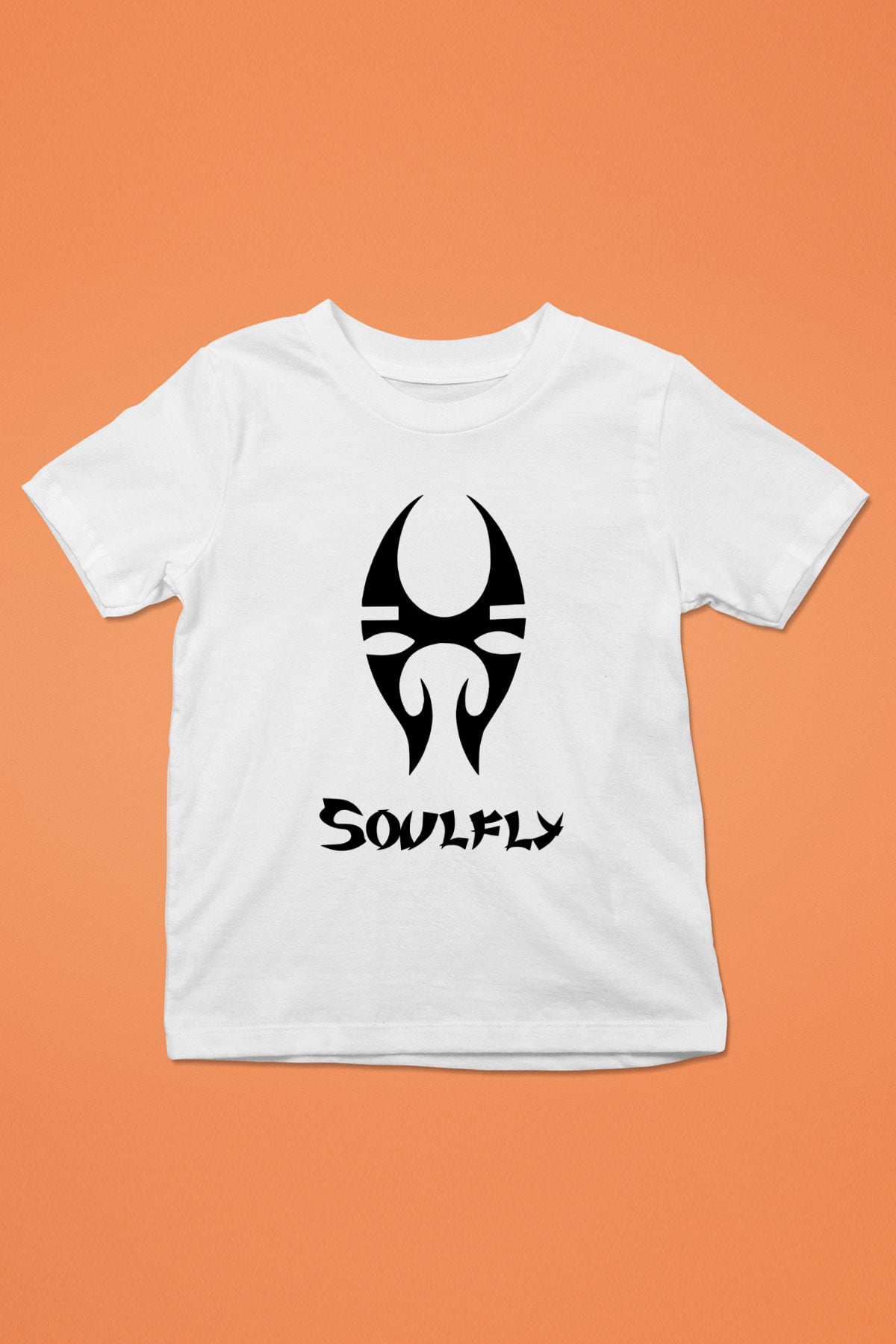 Soulfly Baskılı Beyaz Unisex Çocuk Tişört
