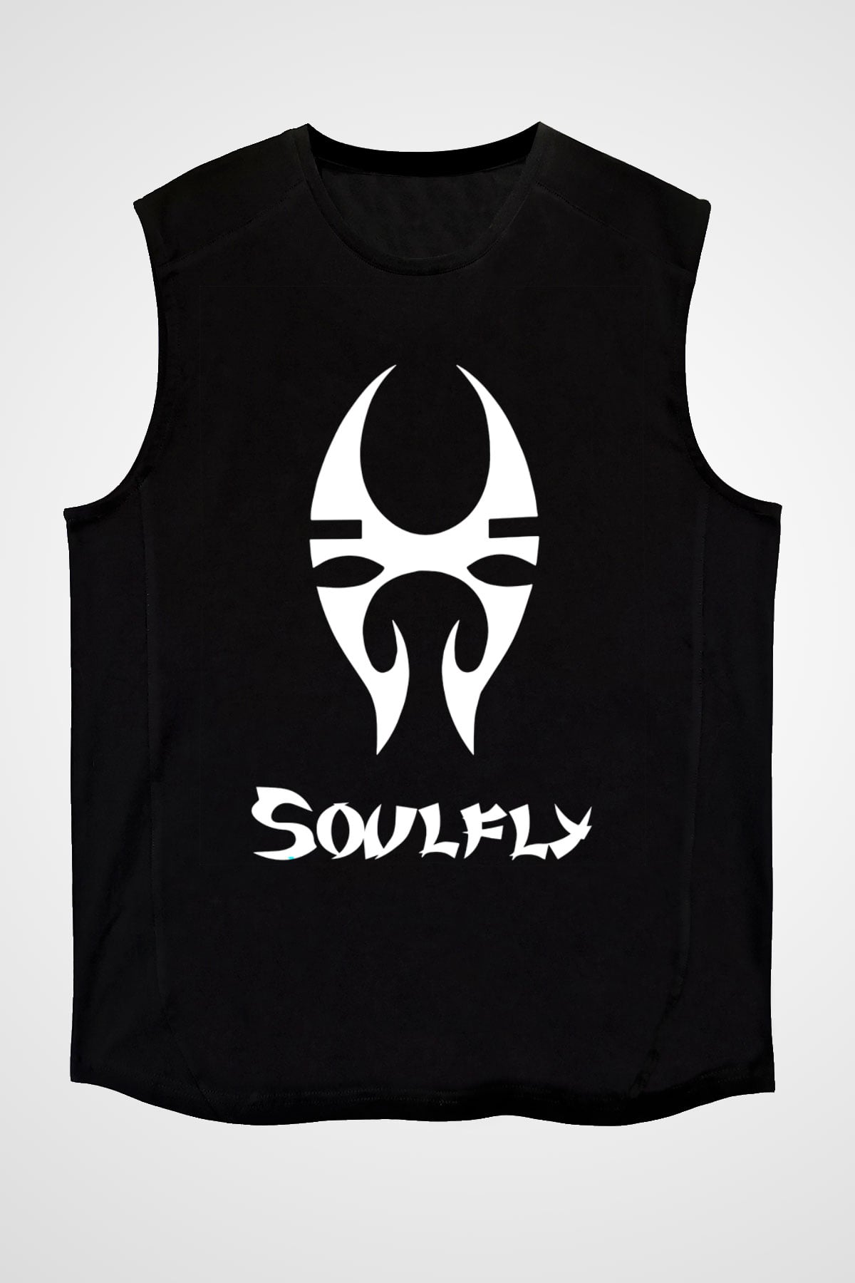 Soulfly Siyah Unisex Kolsuz Tişört
