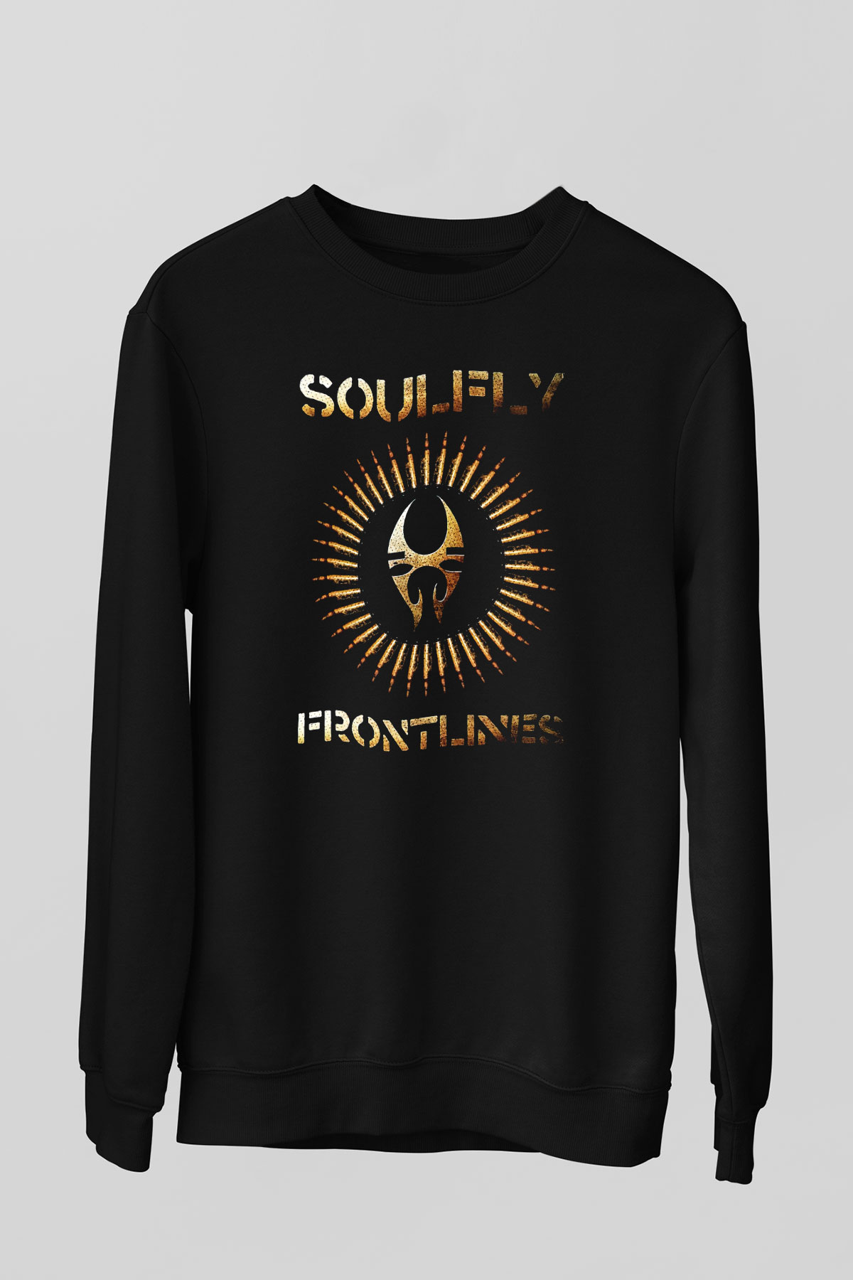 Soulfly Siyah Unisex Sweatshirt