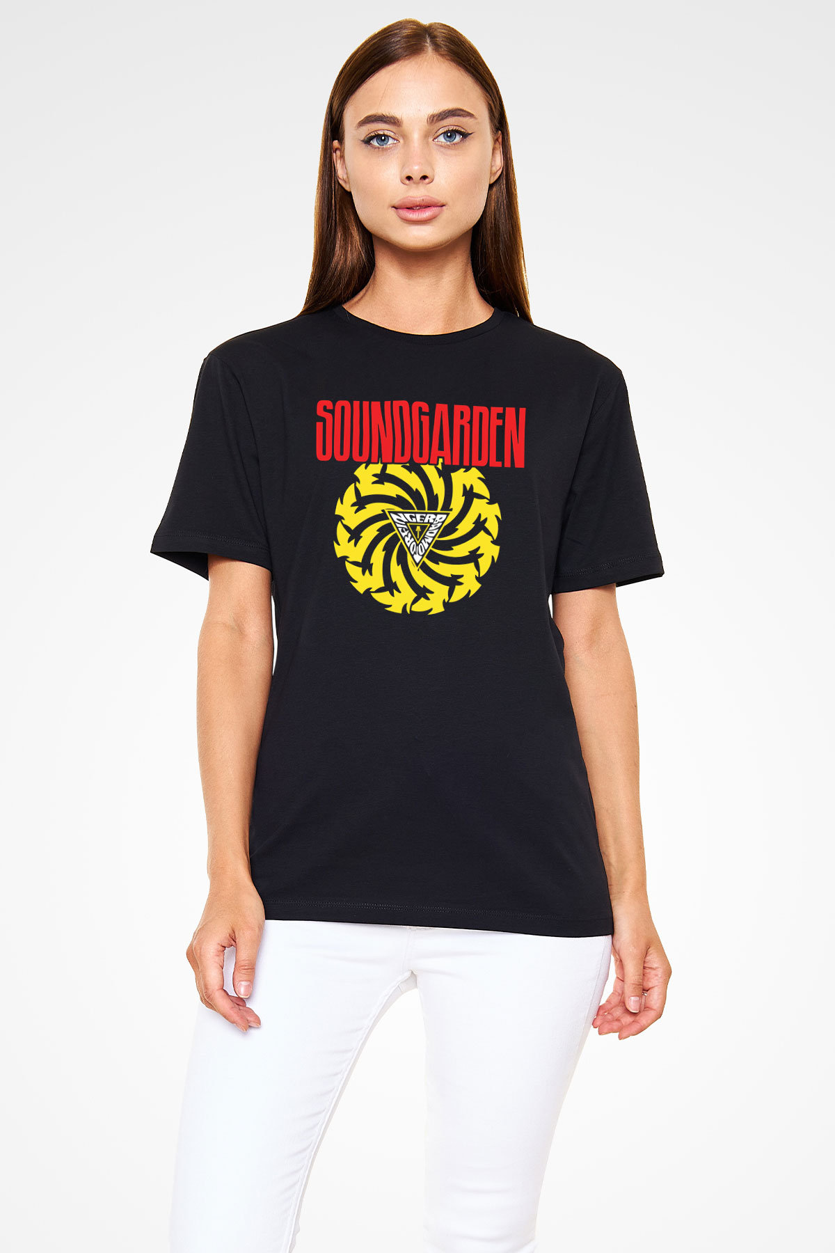 Soundgarden 2013 Tour black short sleeve T shirt Heavy cotton reprint H9726