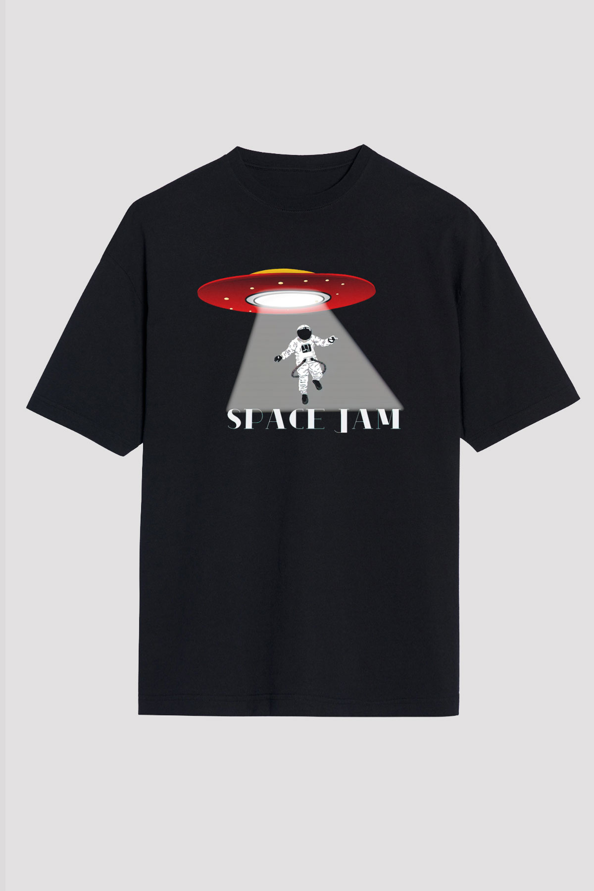 Space Jam Siyah Unisex Tişört