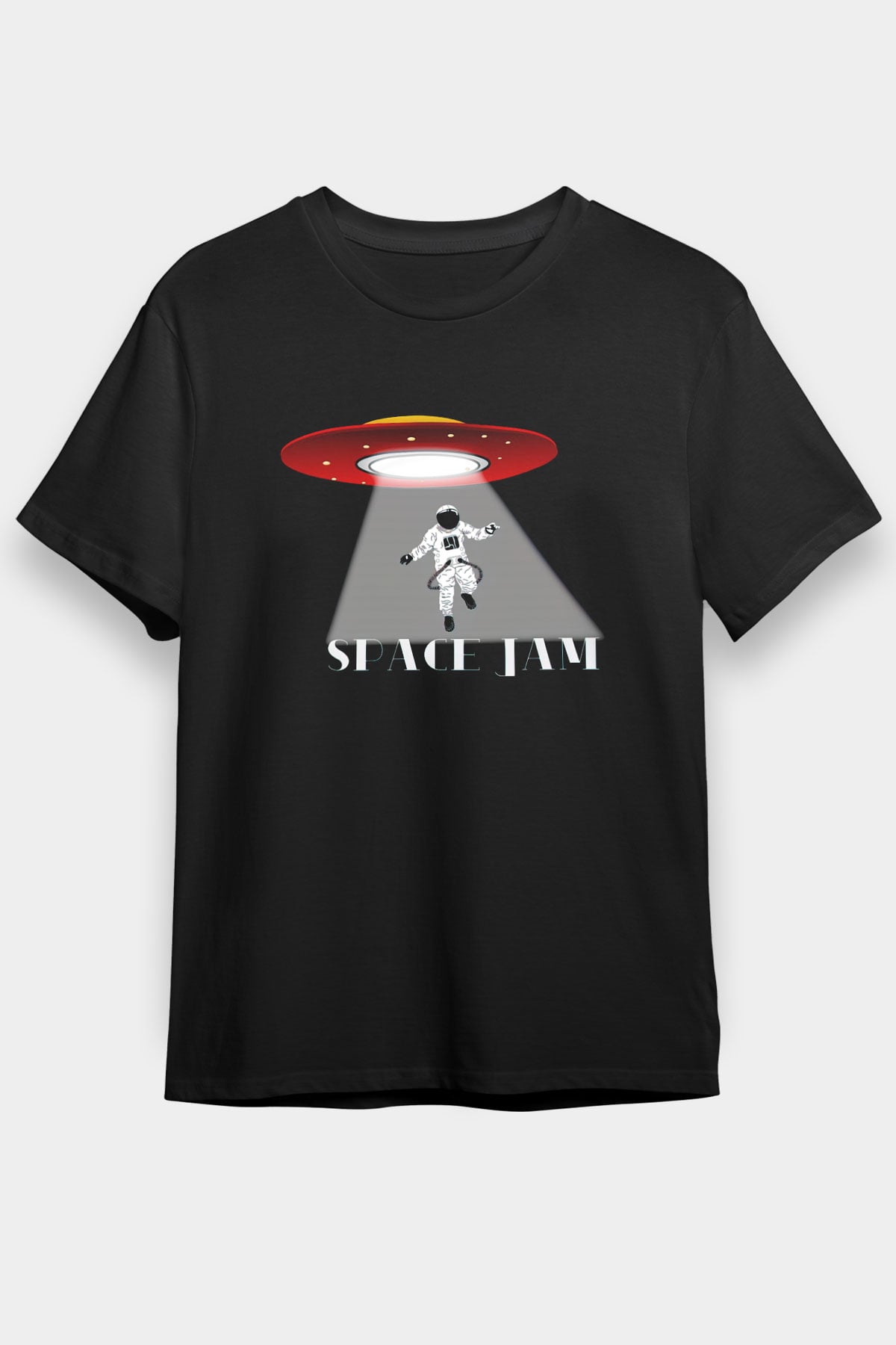 Space Jam Siyah Unisex Tişört