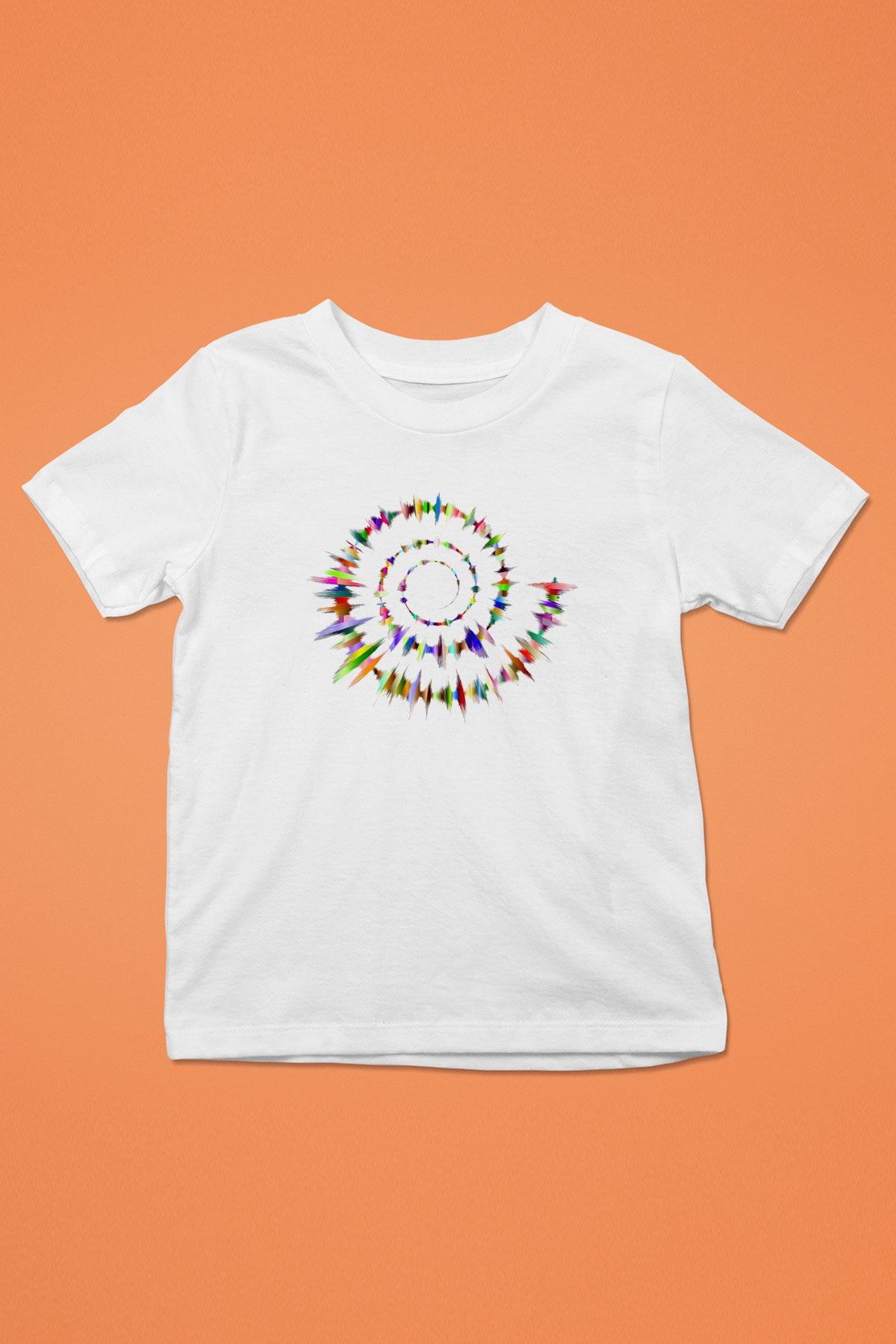 Spiral Beyaz Unisex Çocuk Tişört