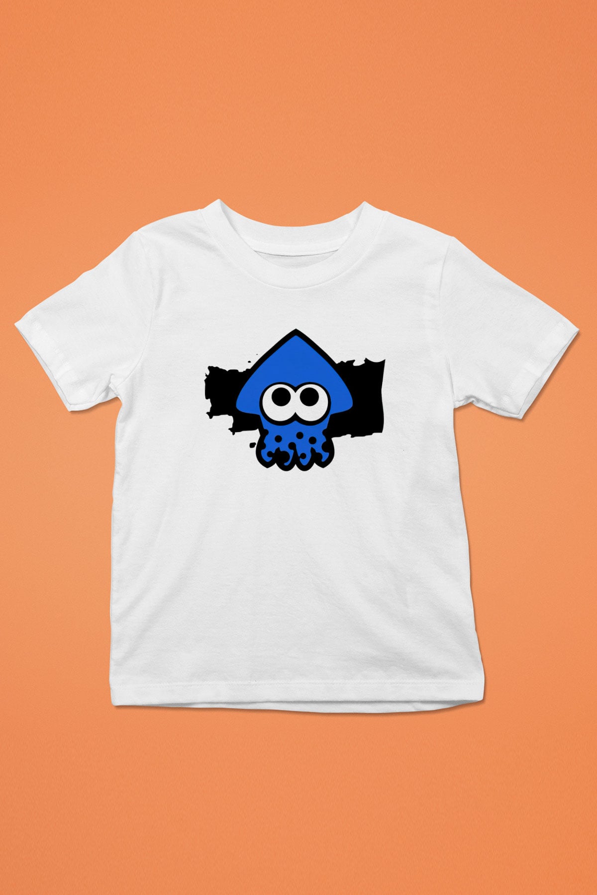 Splatoon Baskılı Beyaz Unisex Çocuk Tişört