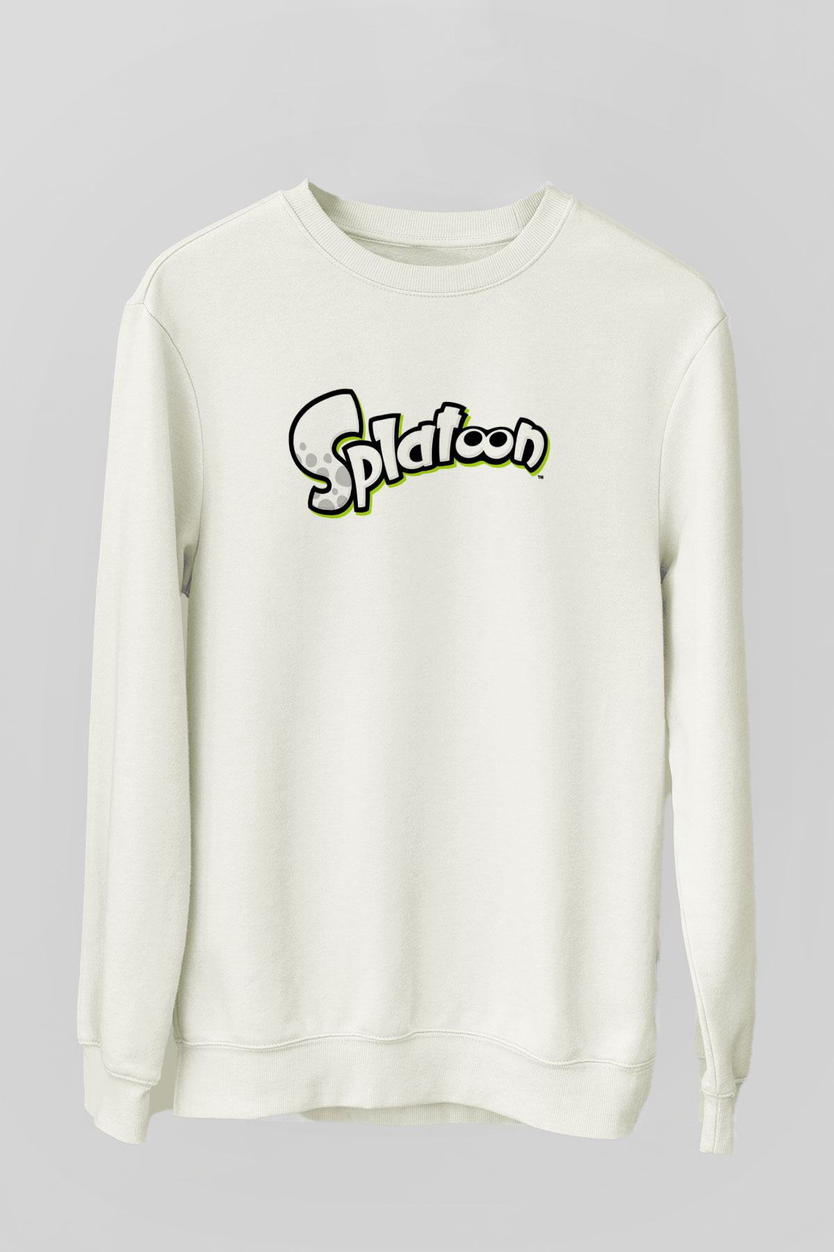 Splatoon Beyaz Unisex Sweatshirt