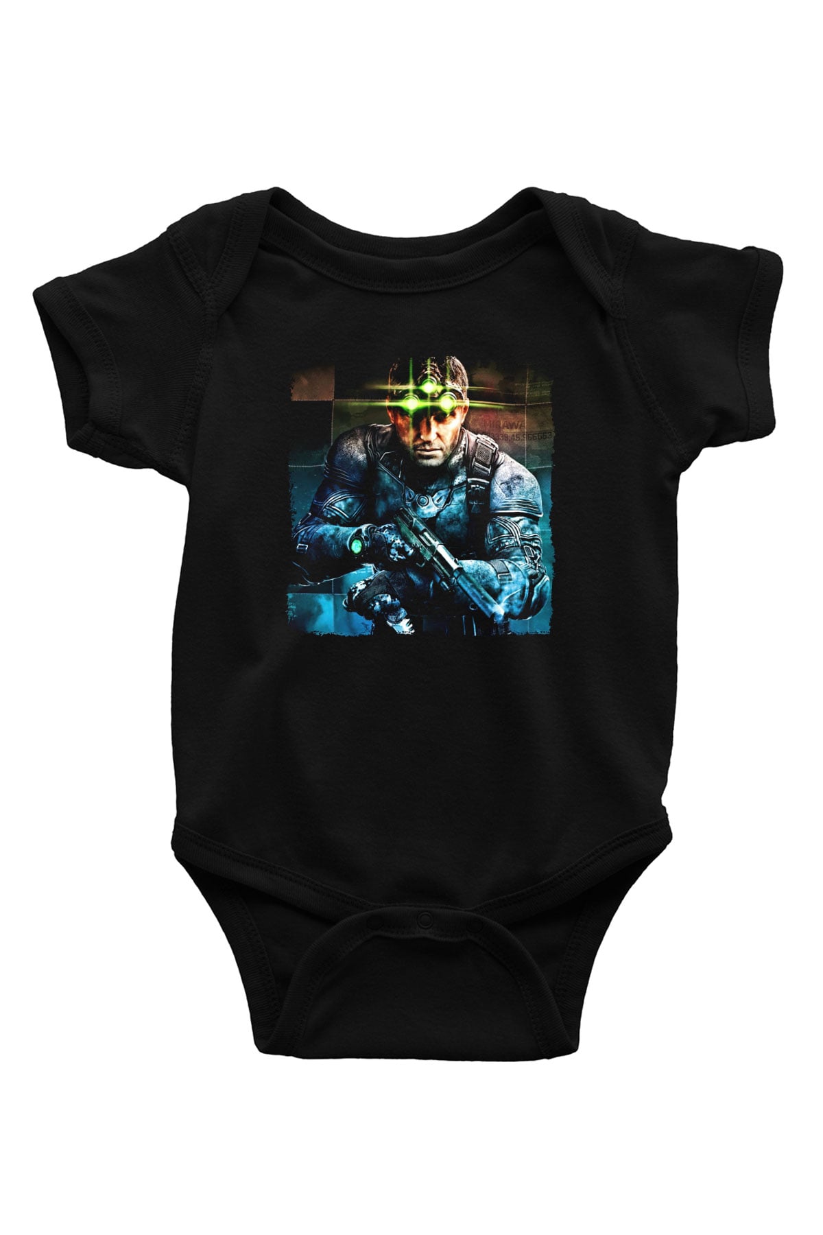 Splinter Cell Siyah Bebek Body - Zıbın