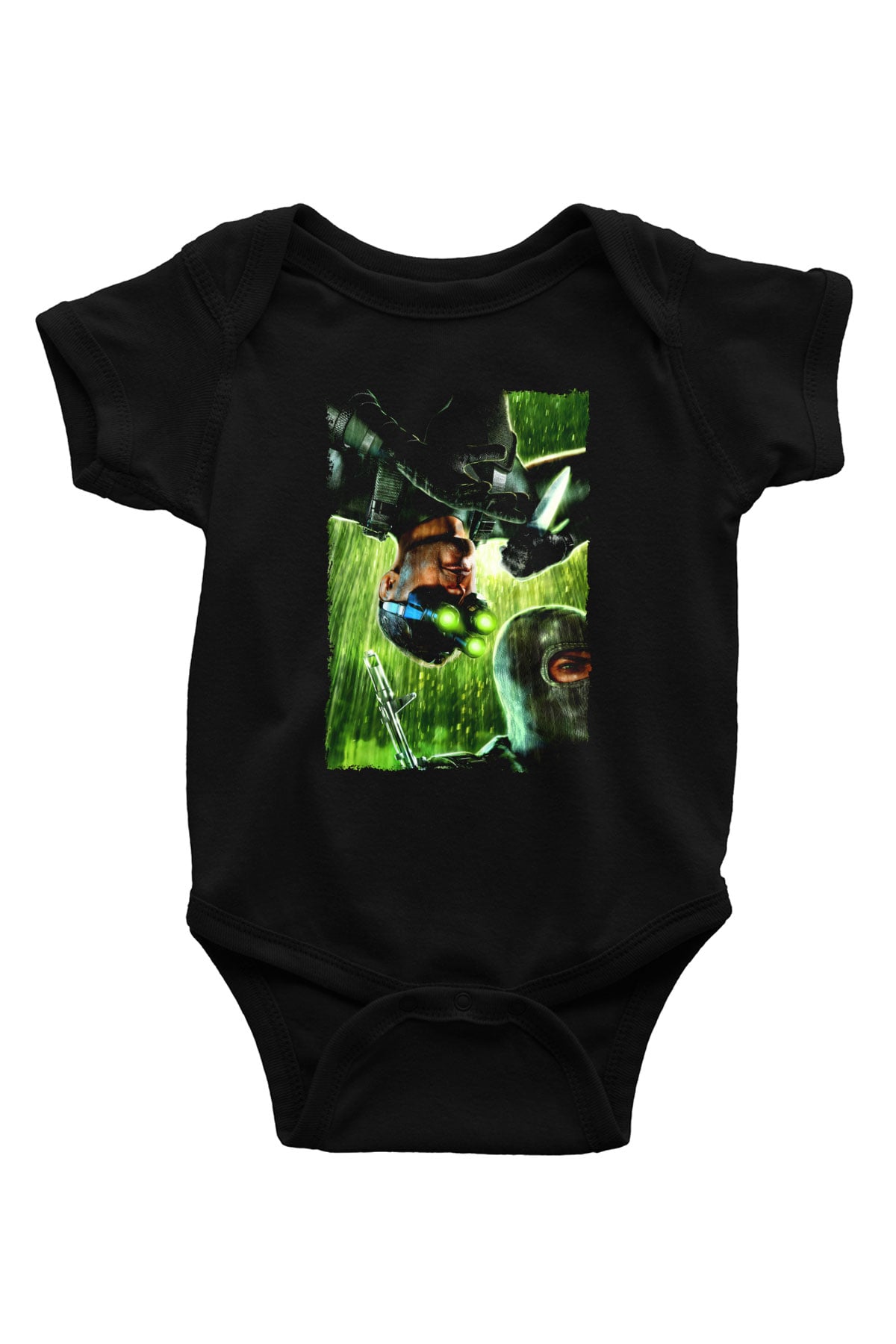 Splinter Cell Siyah Bebek Body - Zıbın