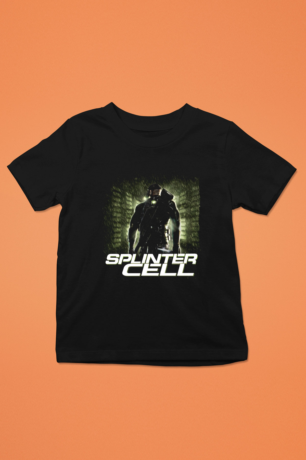 Splinter Cell Siyah Unisex Çocuk Tişört