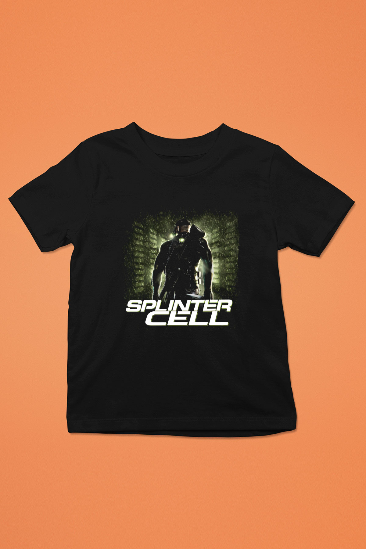 Splinter Cell Siyah Unisex Çocuk Tişört