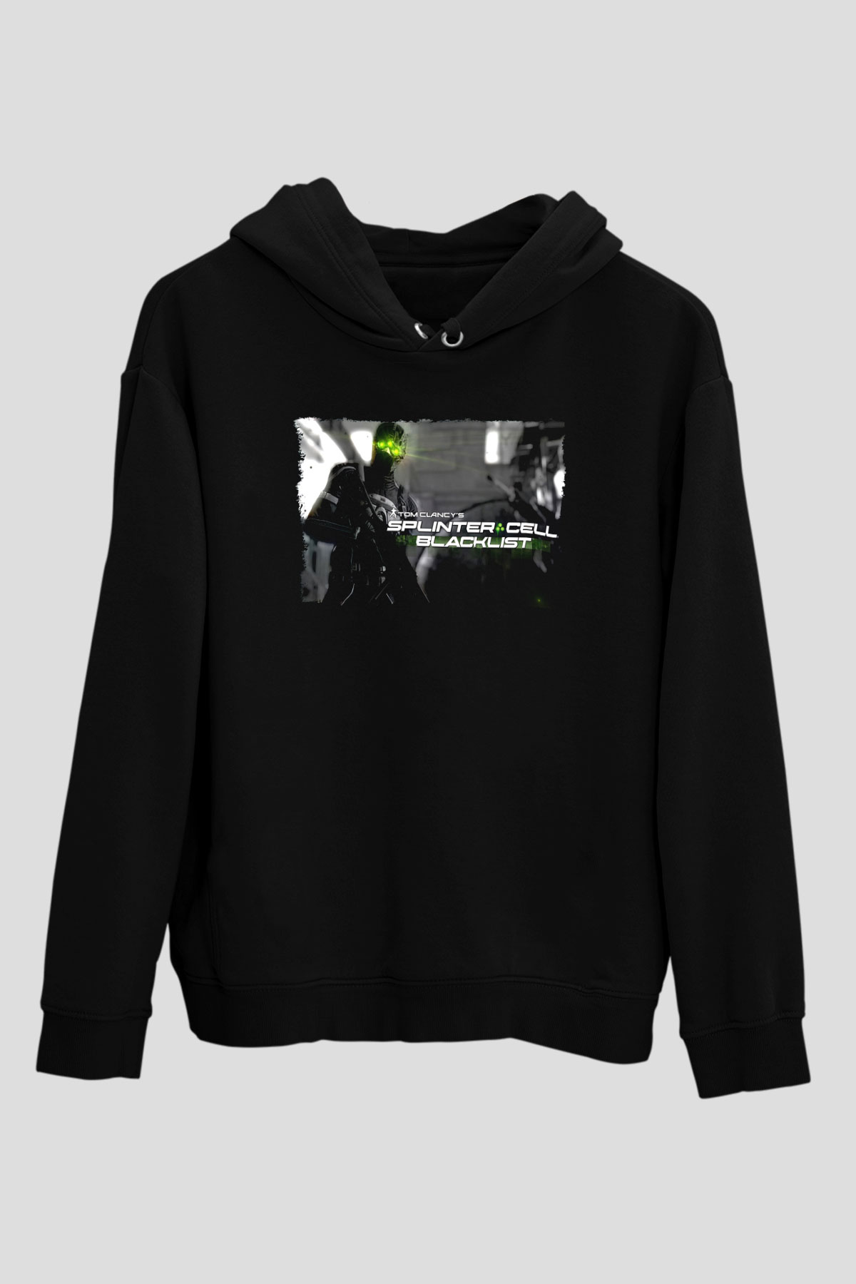 Splinter Cell Siyah Unisex Hoodie