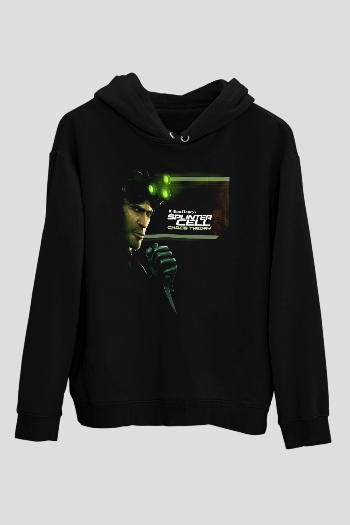 Splinter Cell Siyah Unisex Hoodie