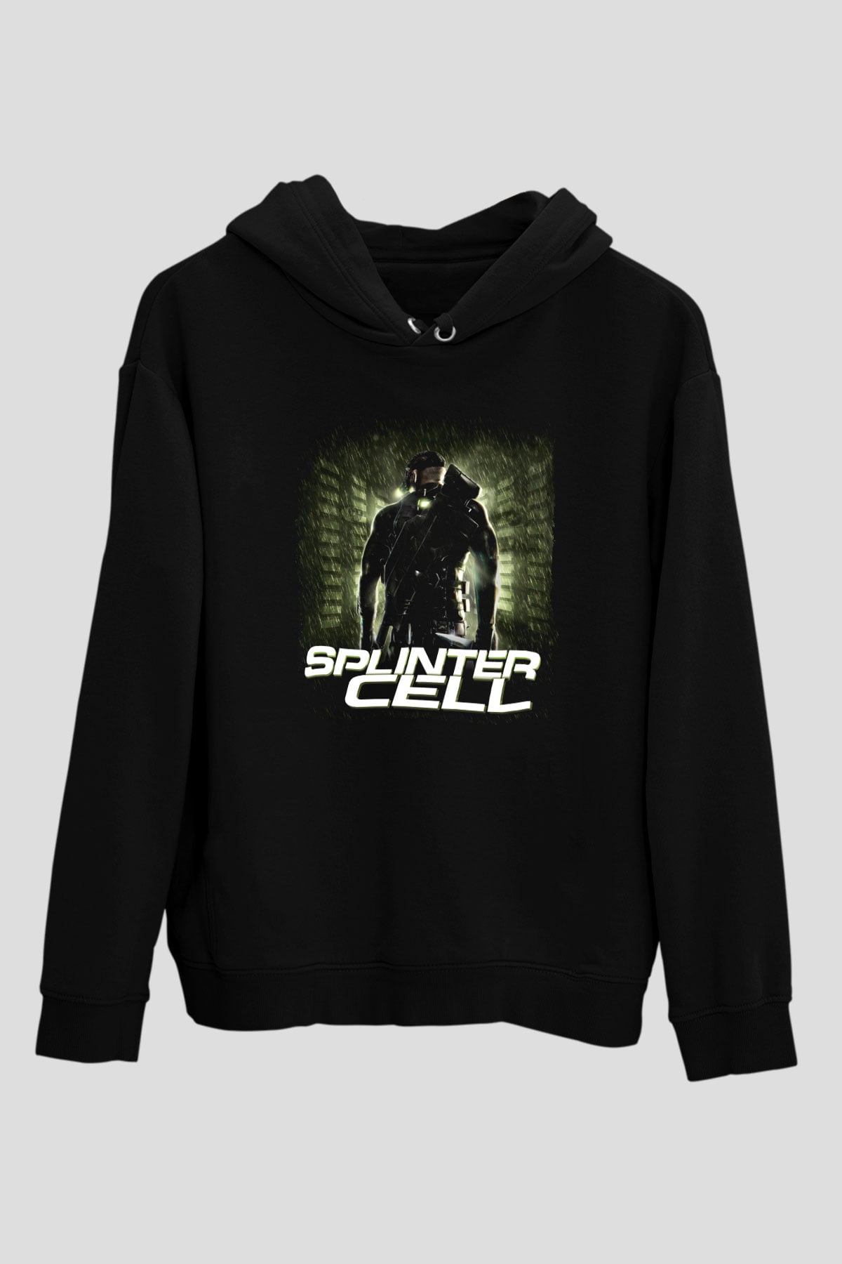 Splinter Cell Siyah Unisex Hoodie