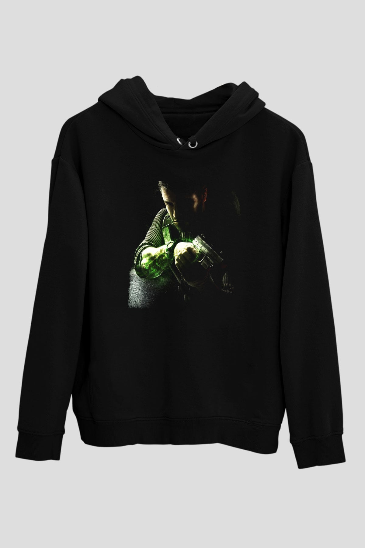 Splinter Cell Siyah Unisex Hoodie