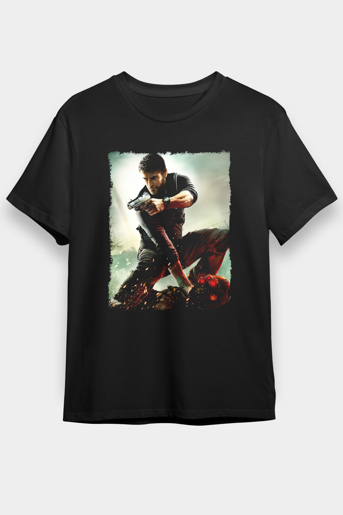 Splinter Cell Black Unisex Graphic Tee - STREETWEAR