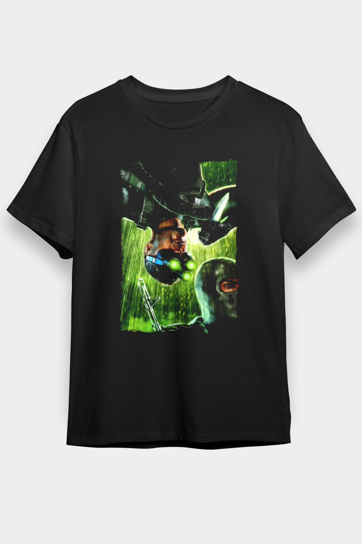 Splinter Cell Black Unisex Graphic Tee - STREETWEAR