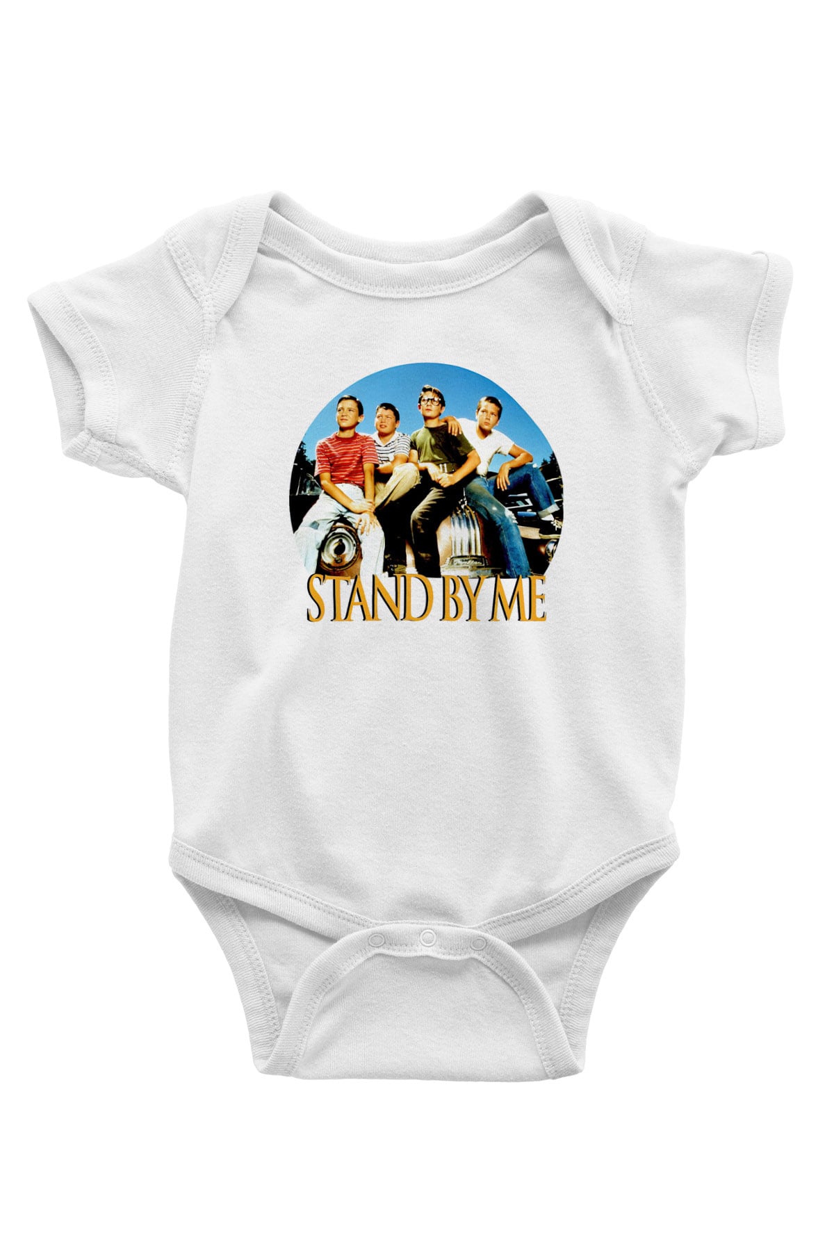 Stand by Me Beyaz Bebek Body - Zıbın