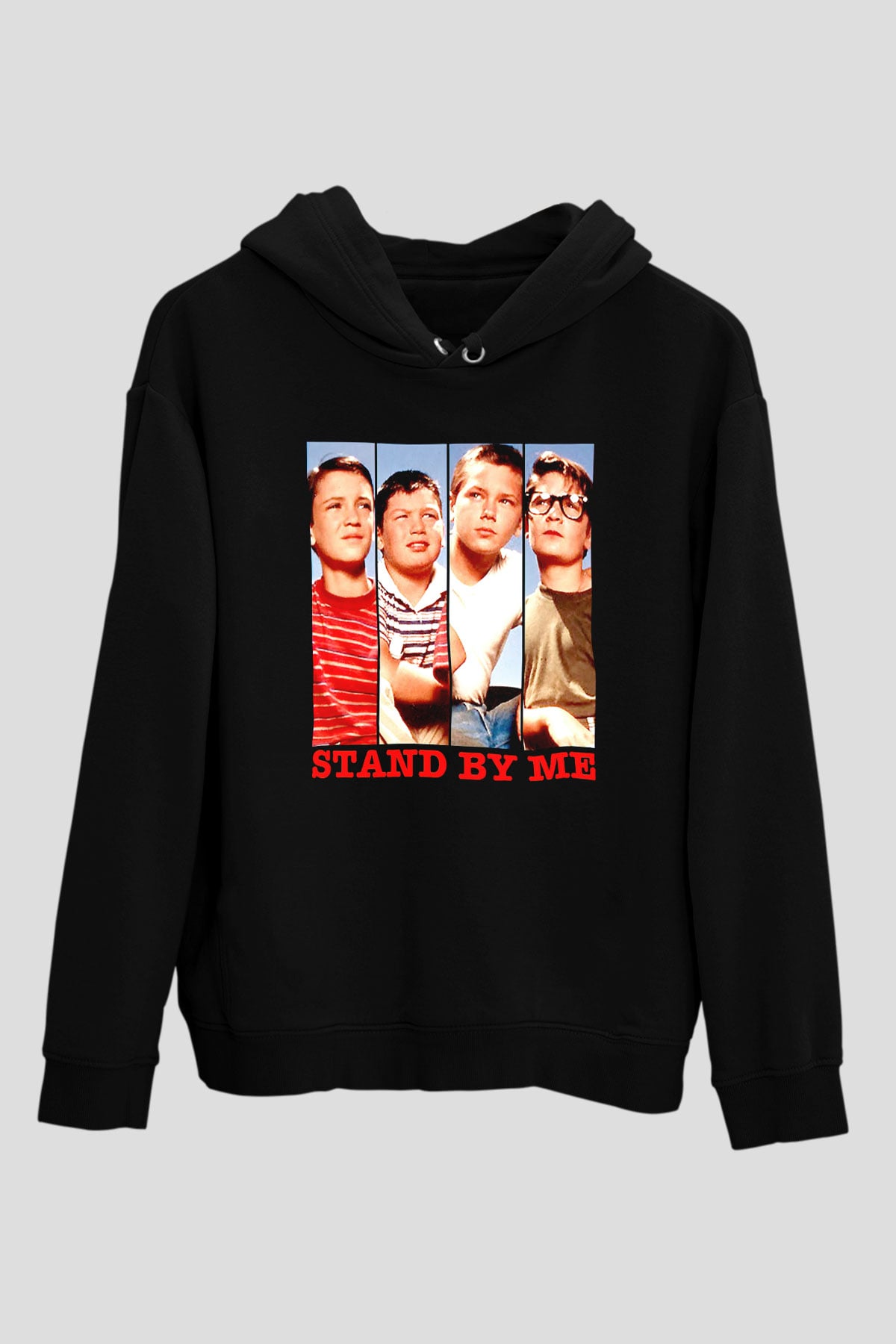 Stand by Me Siyah Unisex Hoodie