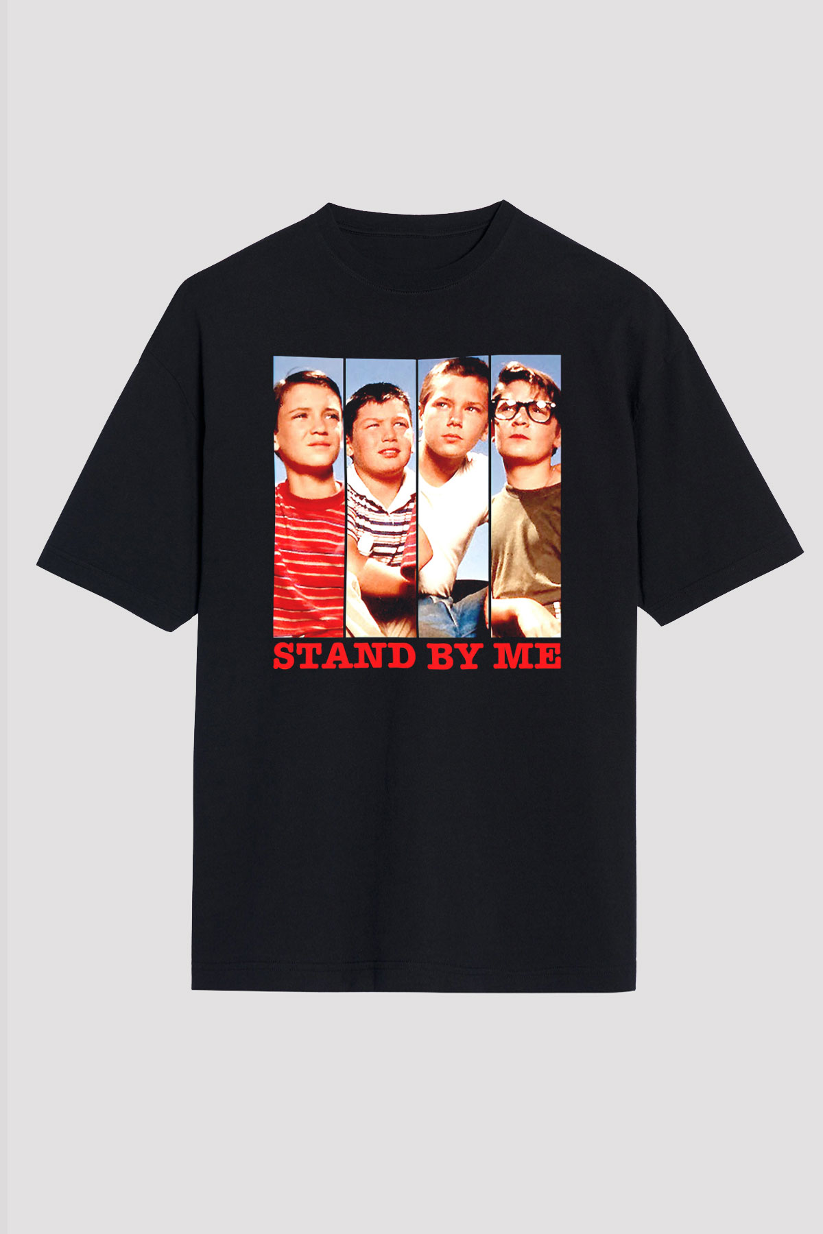 Stand by Me Siyah Unisex Tişört