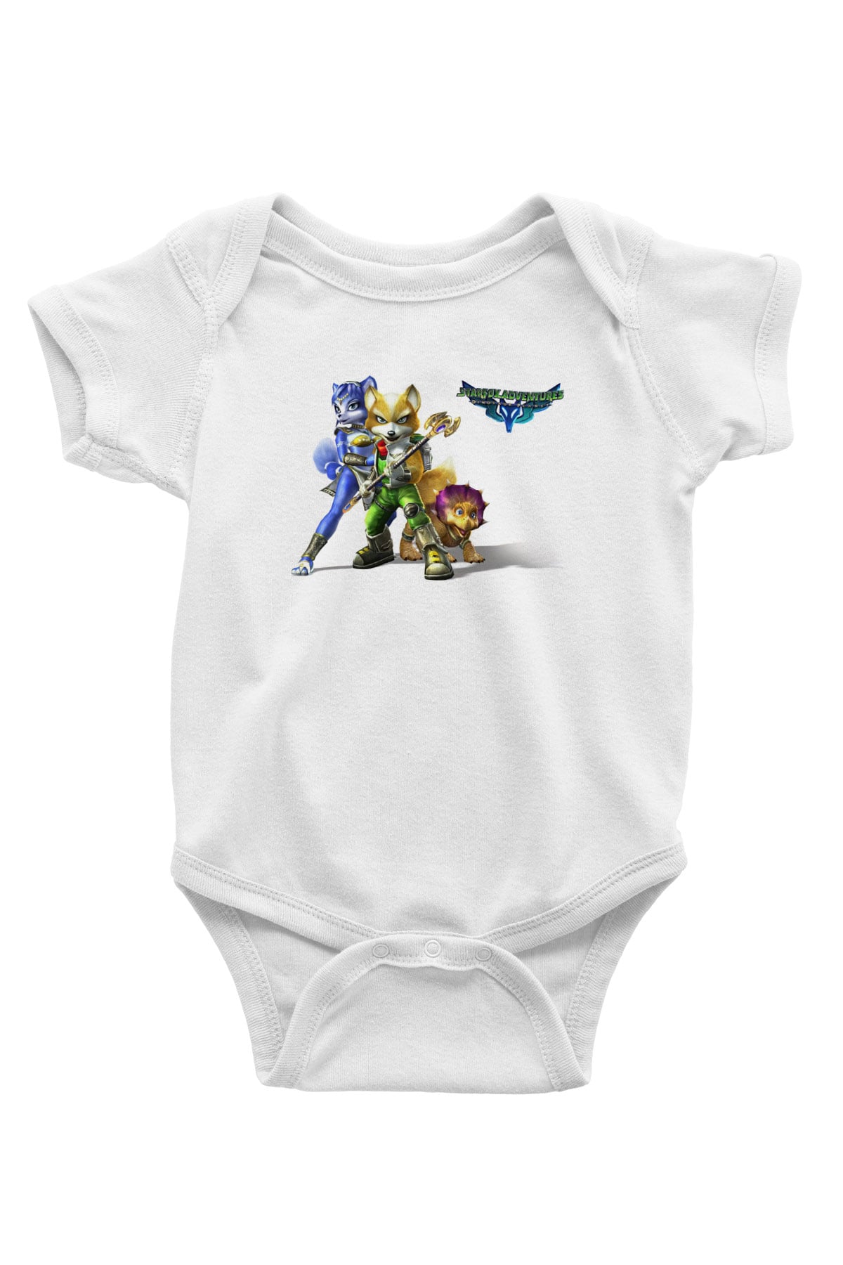 Star Fox Beyaz Bebek Body - Zıbın