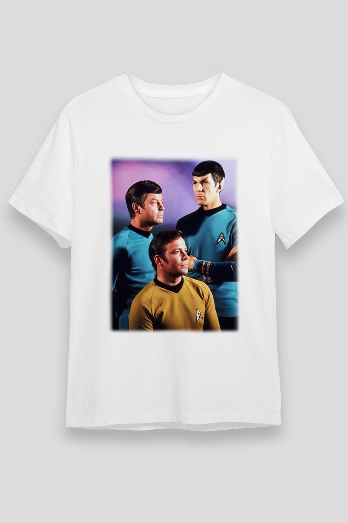 Star Trek Beyaz Unisex Tişört T-Shirt