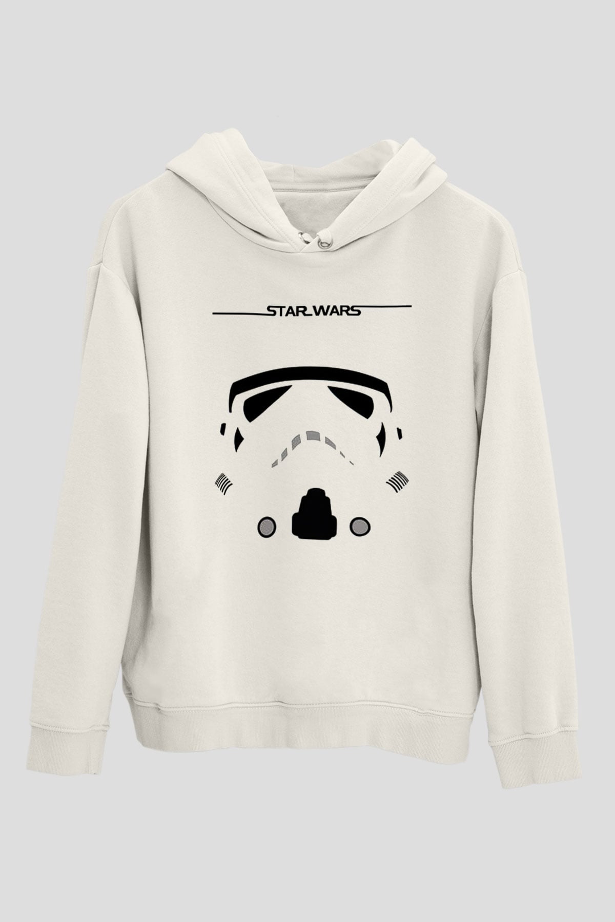 Star Wars Beyaz Unisex Hoodie