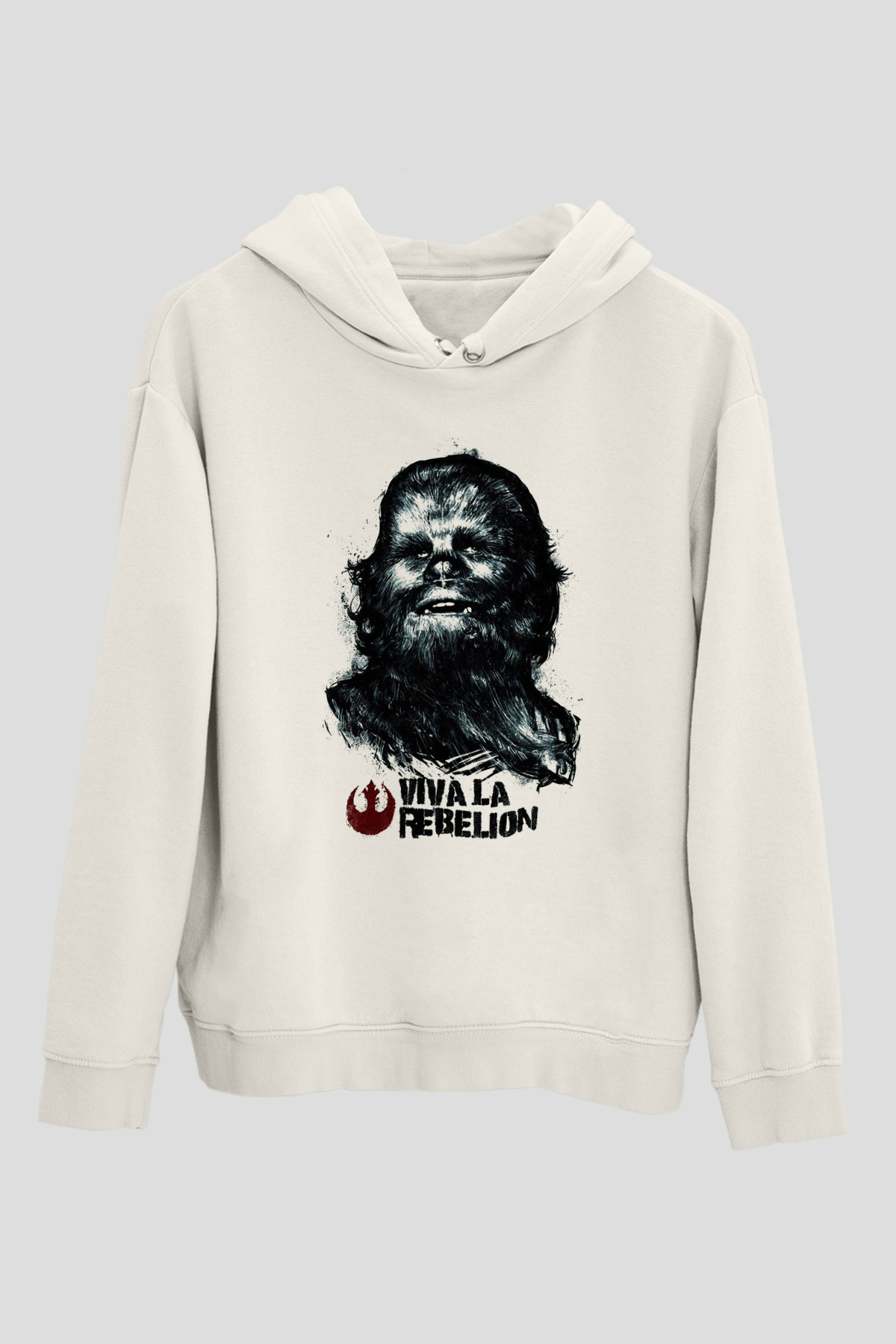 Star Wars Beyaz Unisex Hoodie