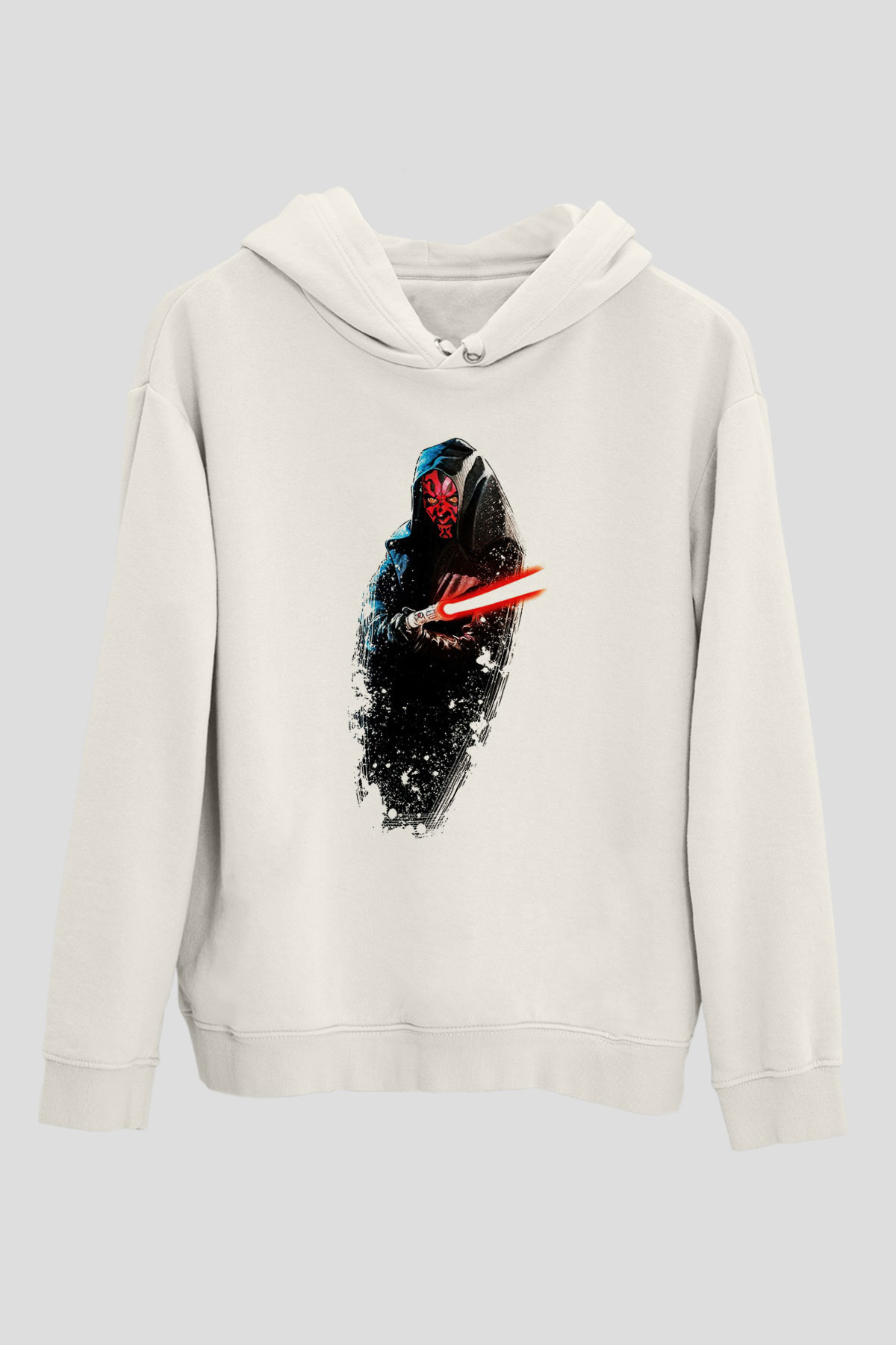 Star Wars Beyaz Unisex Hoodie